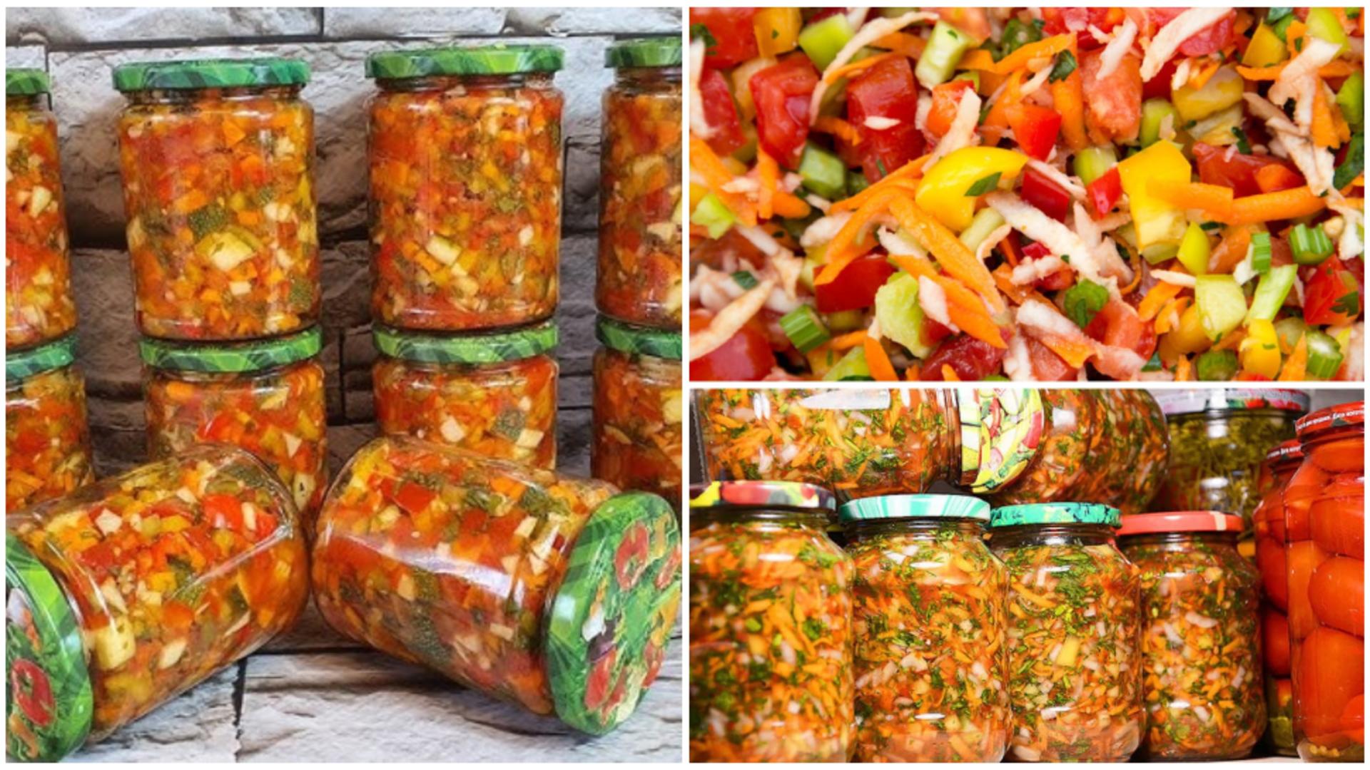 Zarzavat cu sare la borcan pentru iarnă