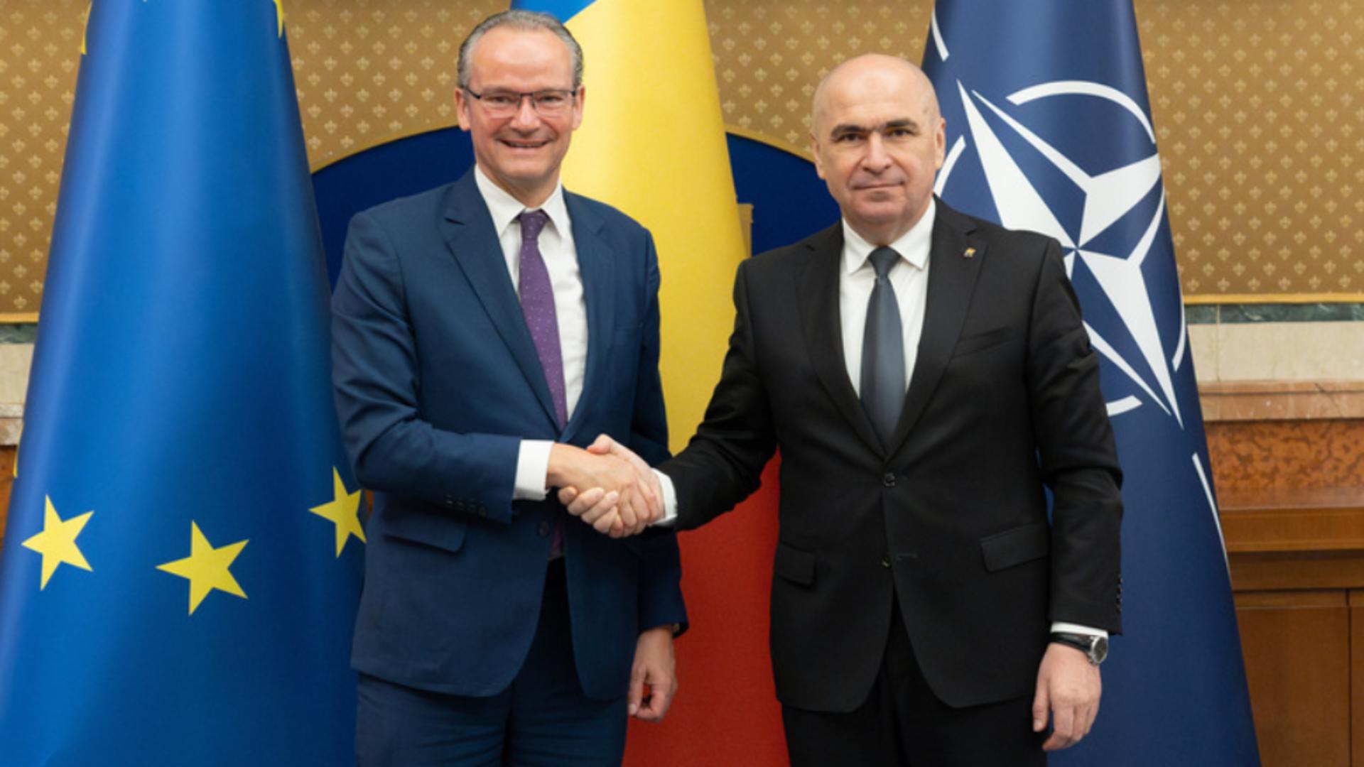 Întâlnirea dintre Bolojan și Krichbaum a prilejuit o analiză aprofundată a direcțiilor strategice de colaborare