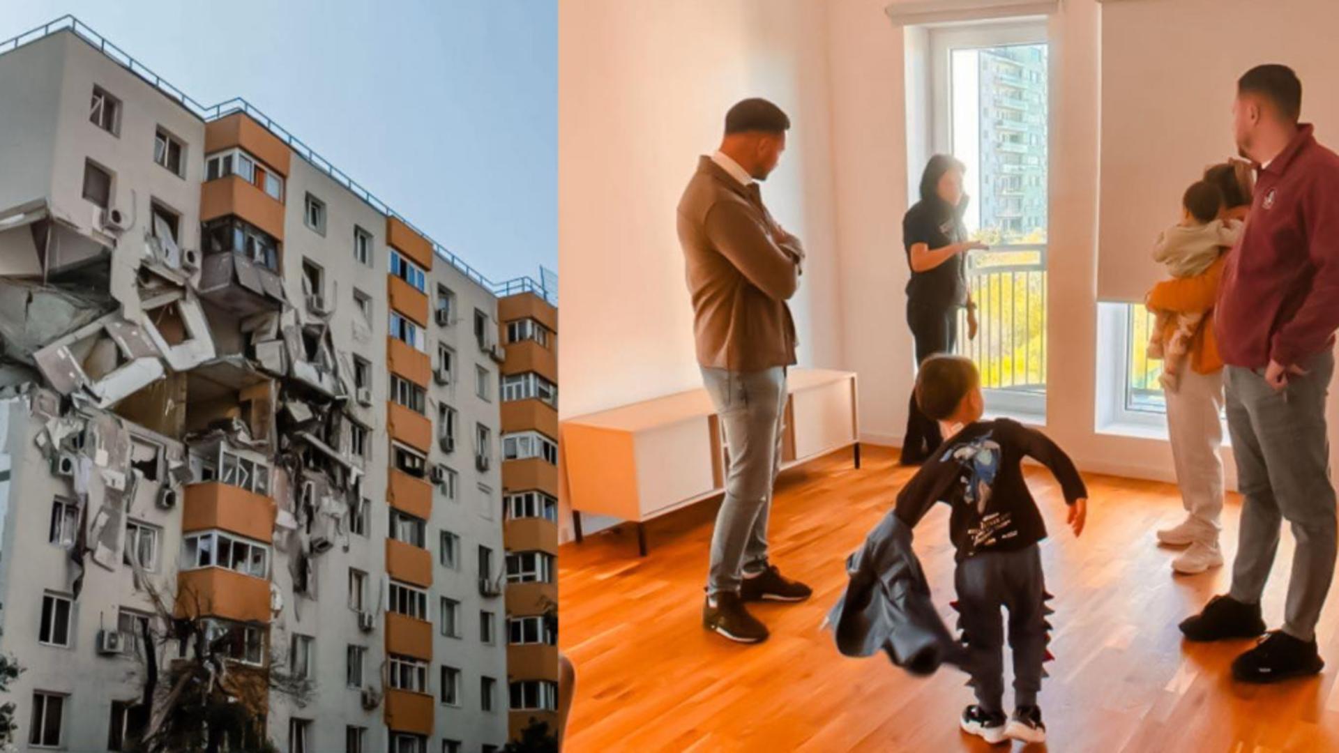 Primele familii afectate de explozia din Rahova și-au găsit locuințe pe termen lung