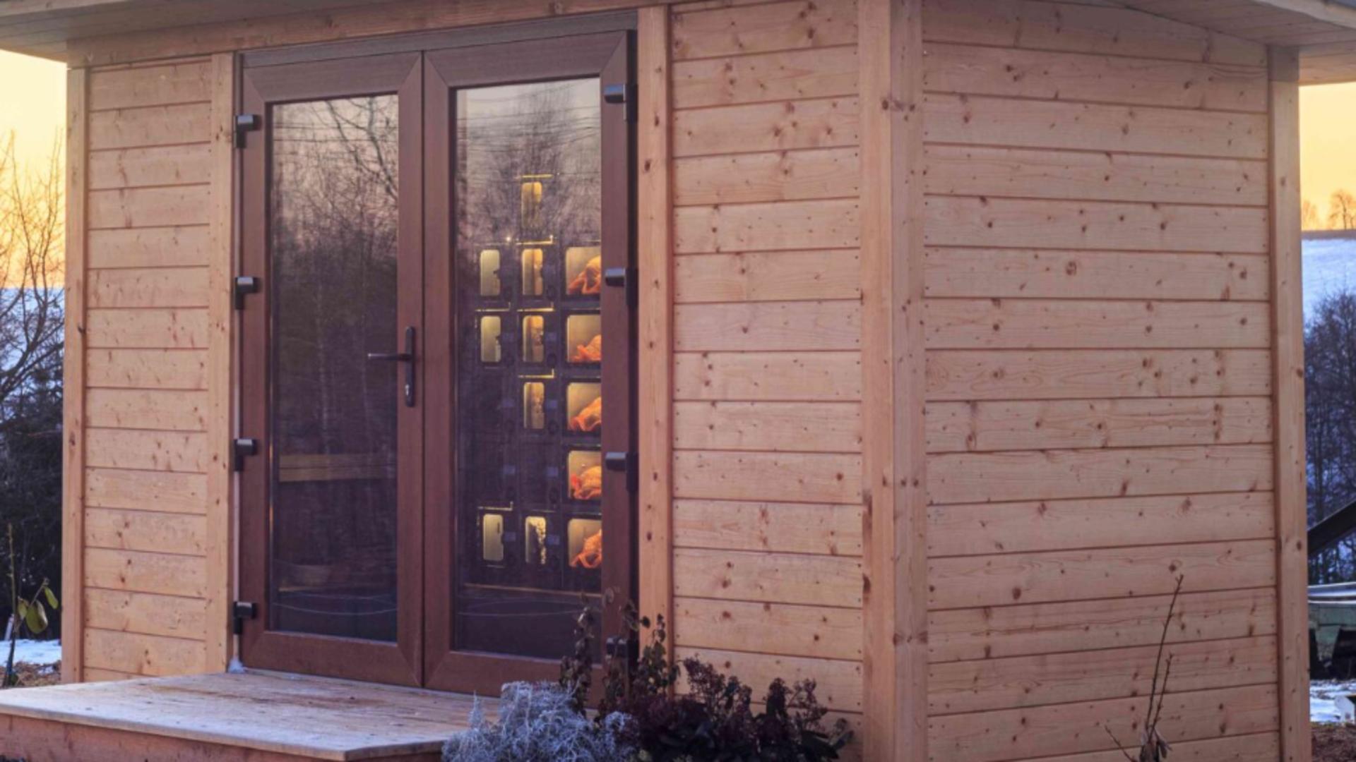 Automatul de cartofi. Foto: transilvaniabusiness 