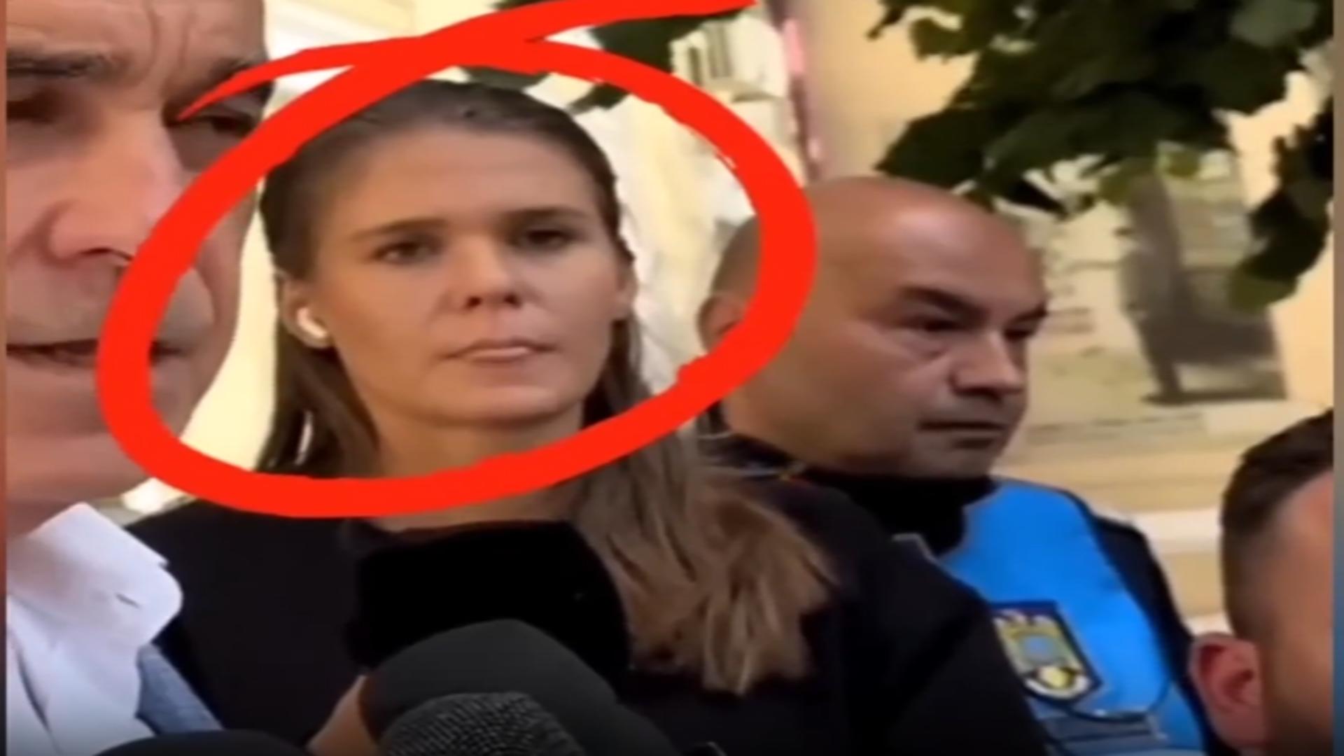 Ana Ciuvică, fiica lui Mugur Ciuvică/ Captură video