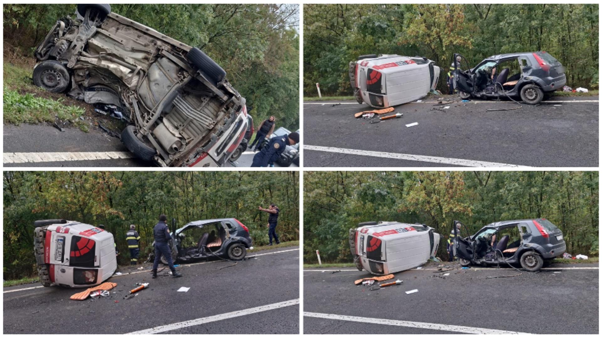 Accident grav pe DN24, în județul Vaslui. FOTO: BZV