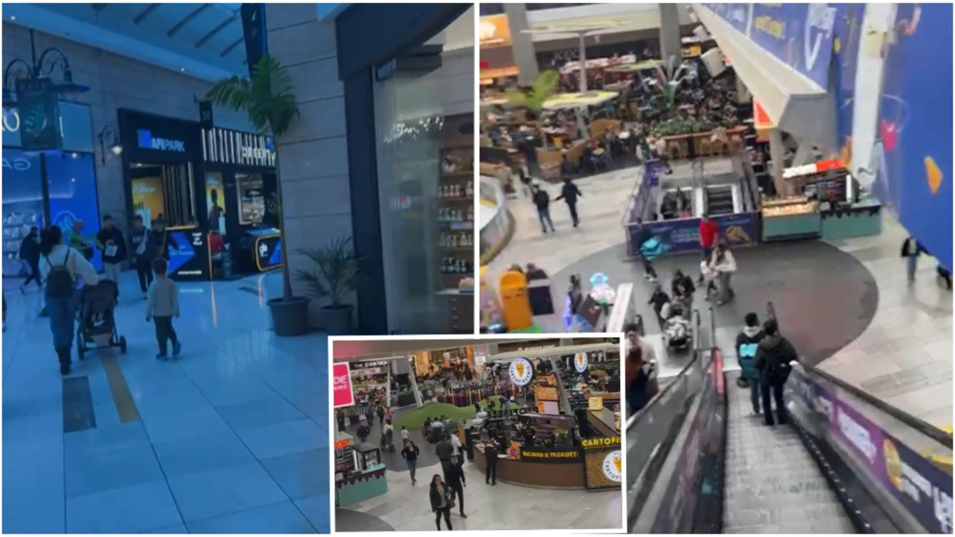 Panică în cel mai mare mall din Capitală