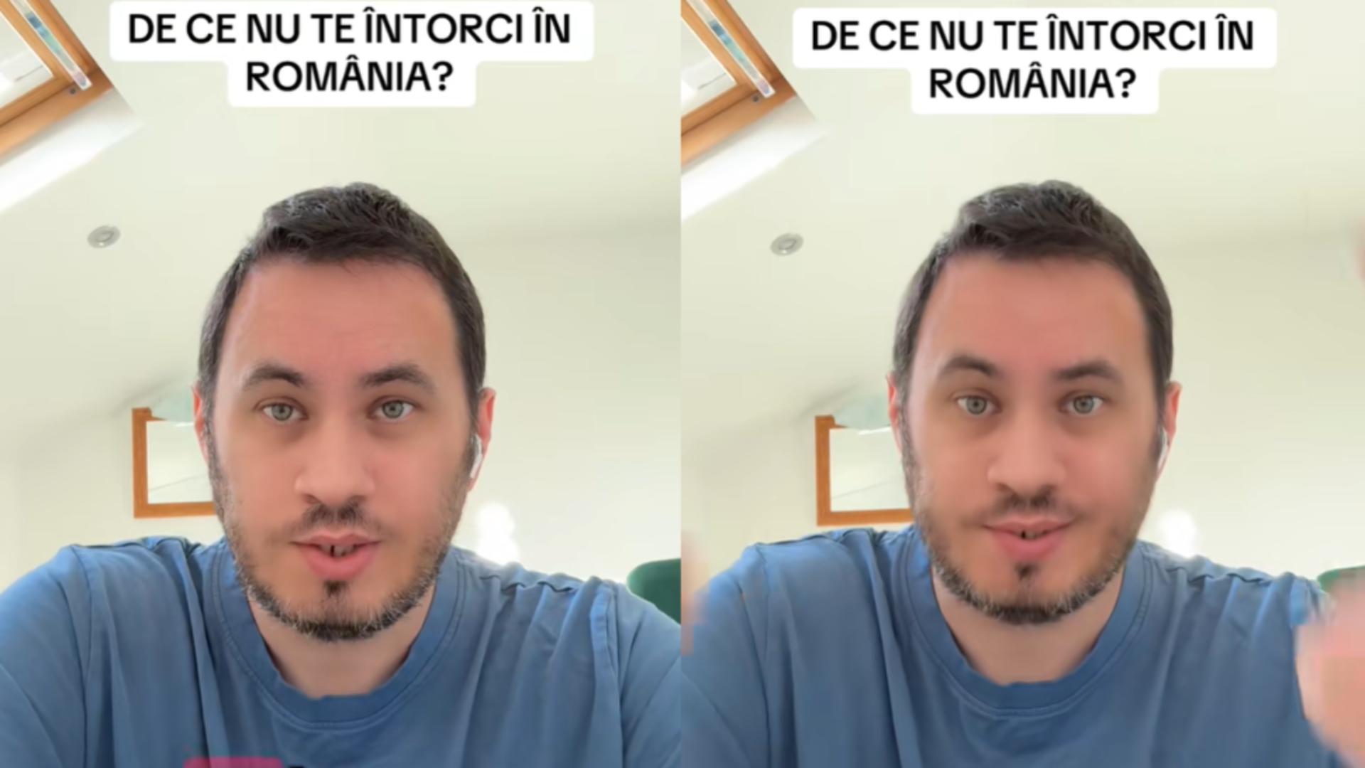 S-a întors în România cu gândul să rămână aici, dar acum vrea să plece înapoi în Anglia