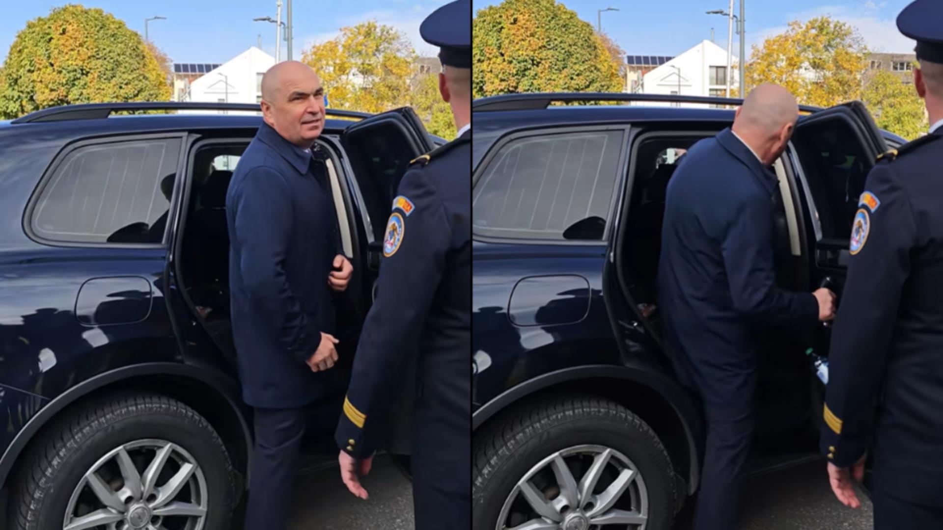 Momentul în care Ilie Bolojan fuge de întrebările oamenilor