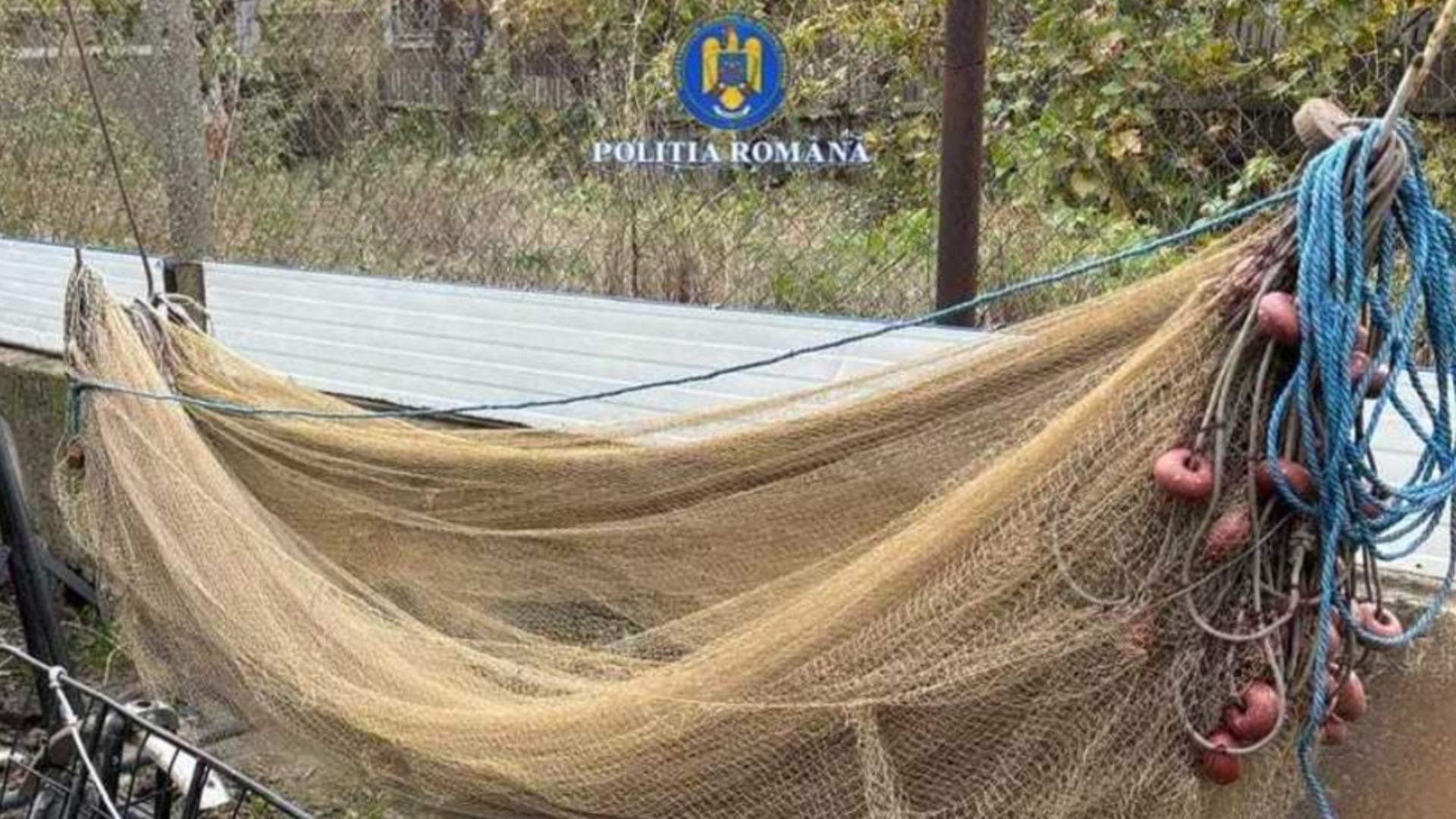 Percheziții în Constanța, la persoane suspectate de braconaj piscicol