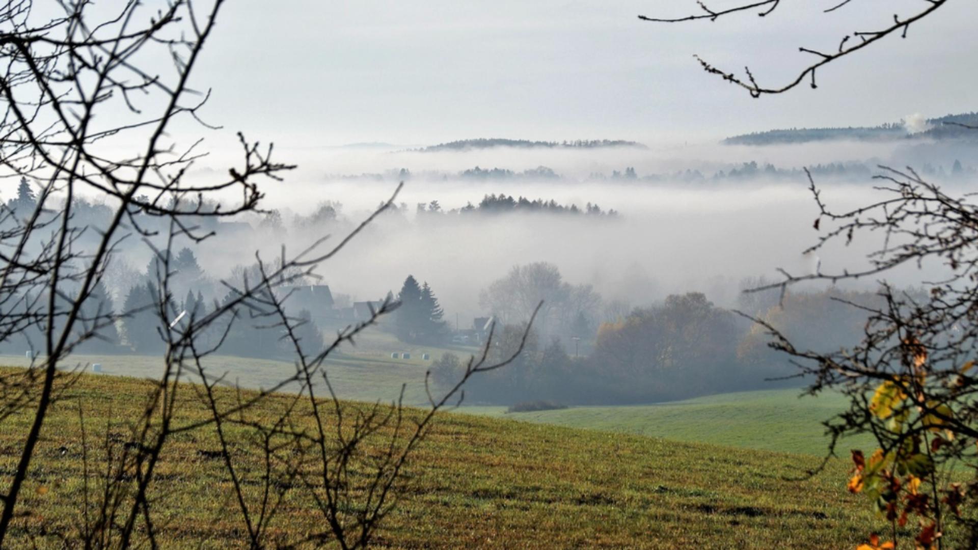 COD GALBEN de ceață. Șoferii, sfătuiți să circule cu prudență maximă