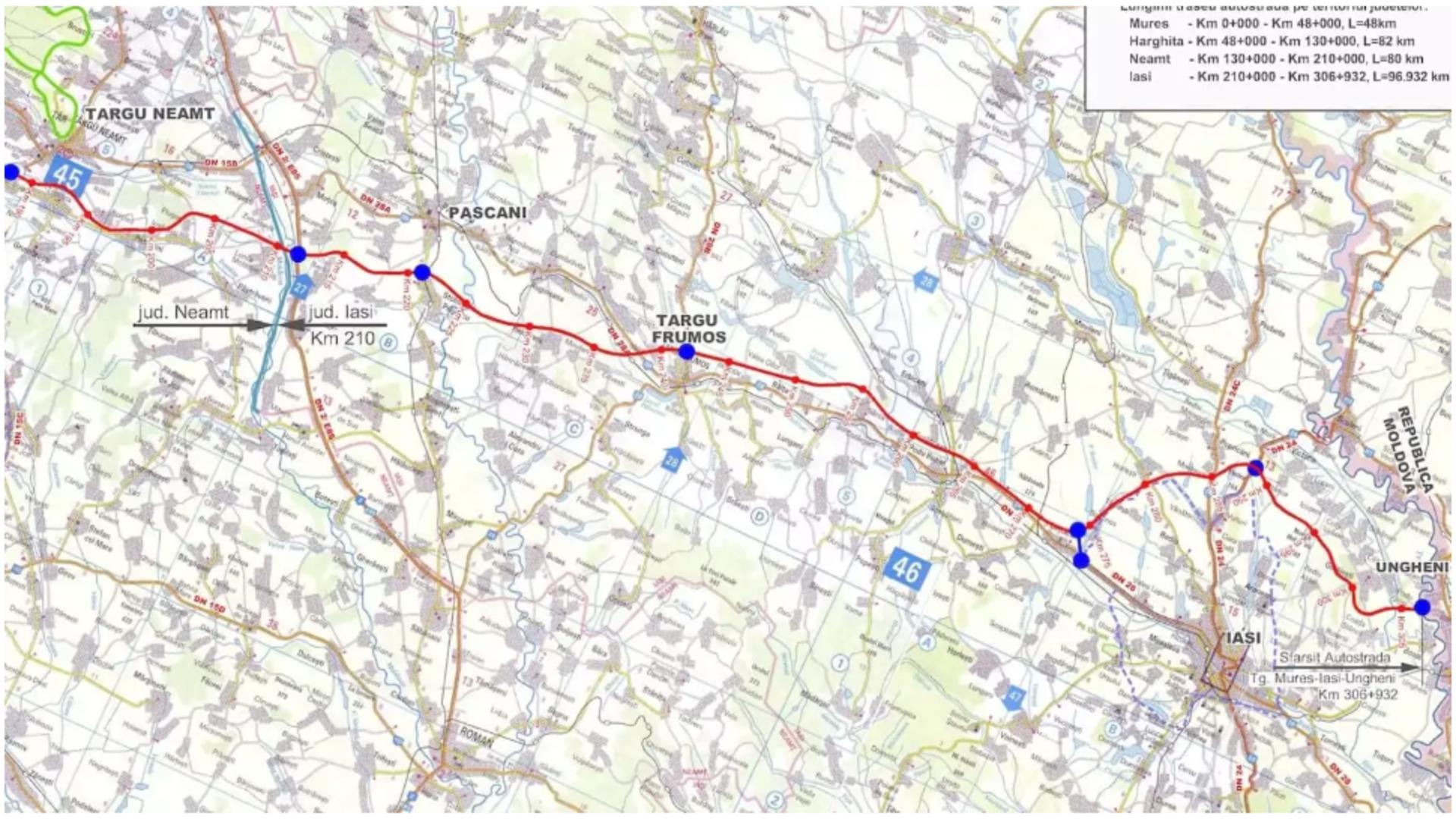 Autostrada A 8 Târgu Neamţ – Iaşi – Ungheni
