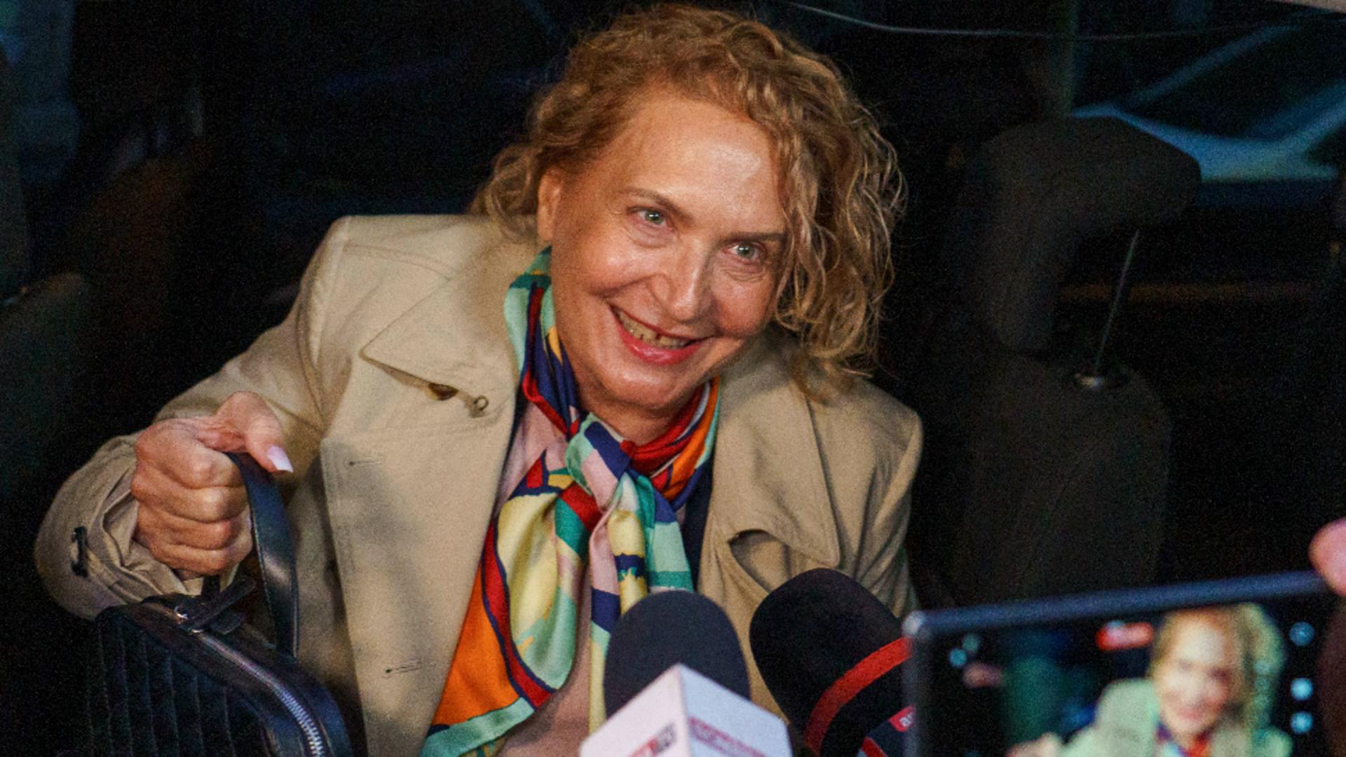 Florentina Ioniță Radu, la sediul DNA unde a dat declarații. Foto/Inquam Photos/Tudor Pană