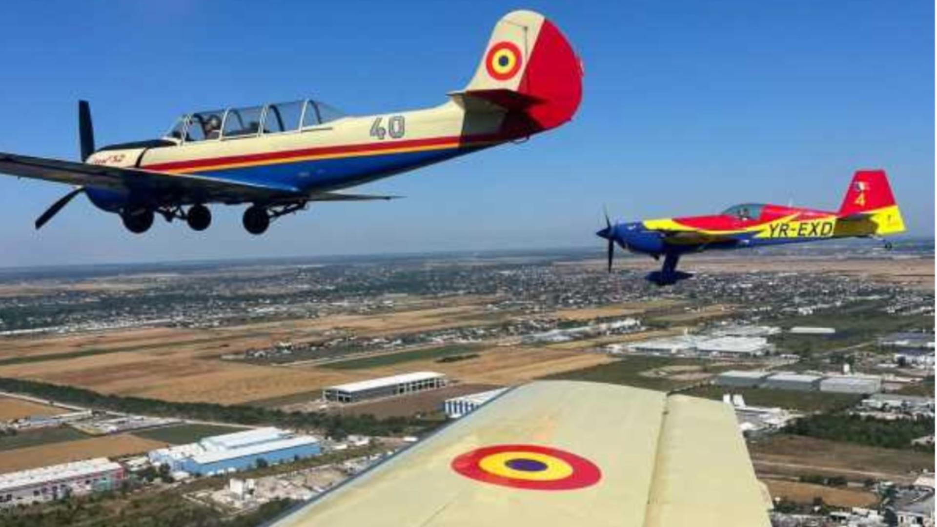 renul de rulare a rămas blocat, iar avionul a aterizat direct pe iarbă. Foto/Arhivă