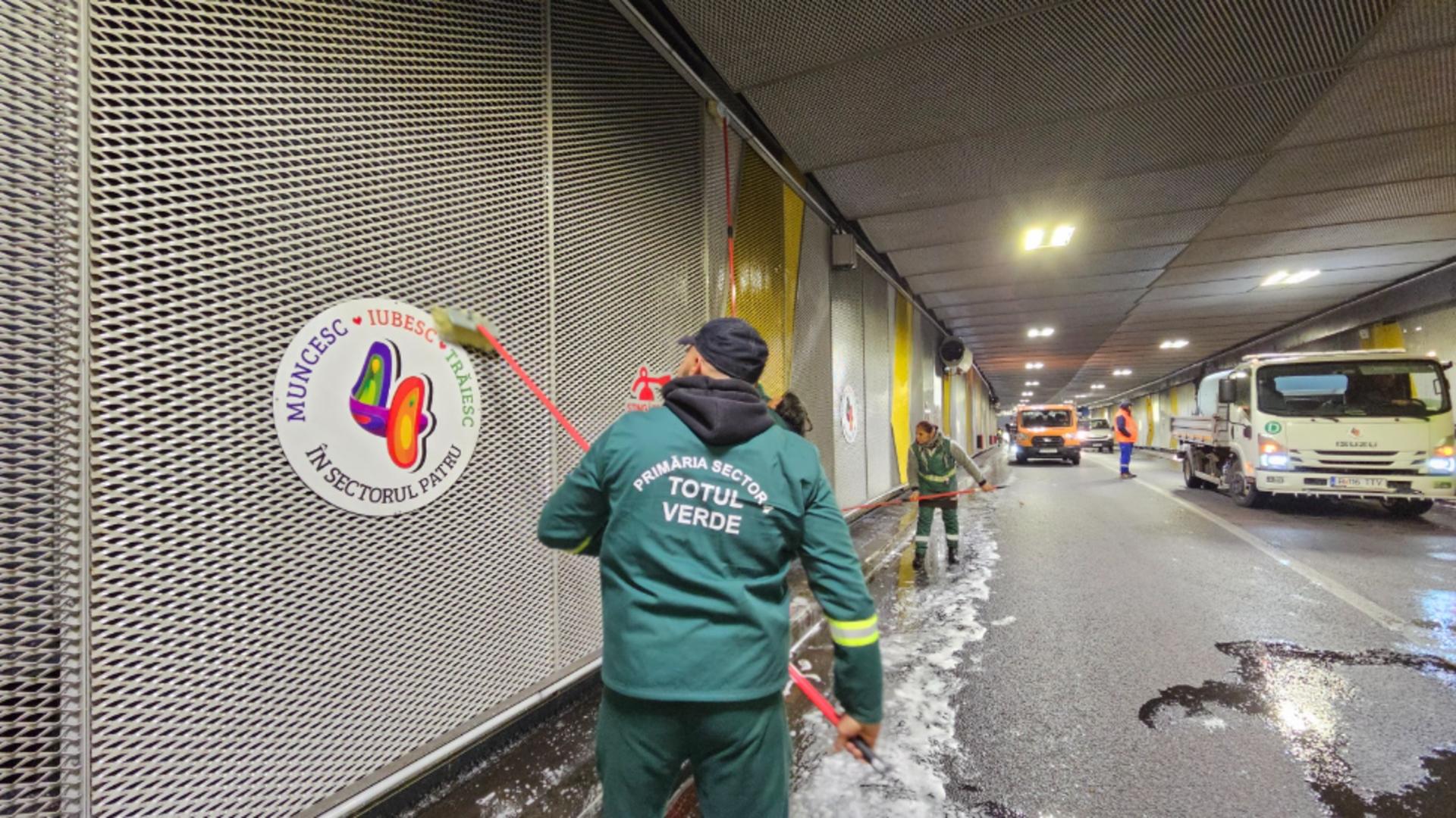 Pasajul Unirii a trecut printr-o nouă etapă de igienizare FOTO