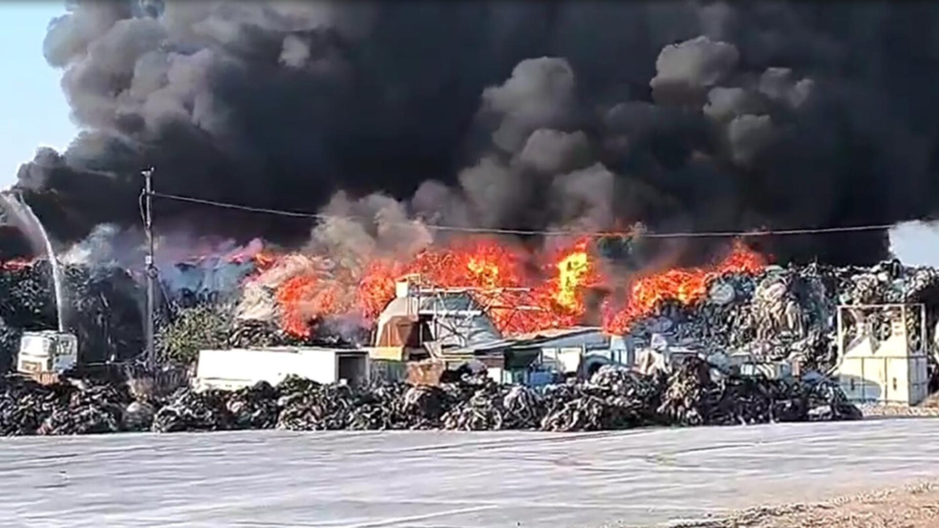 Incendiu devastator în Ariceștii Rahtivani