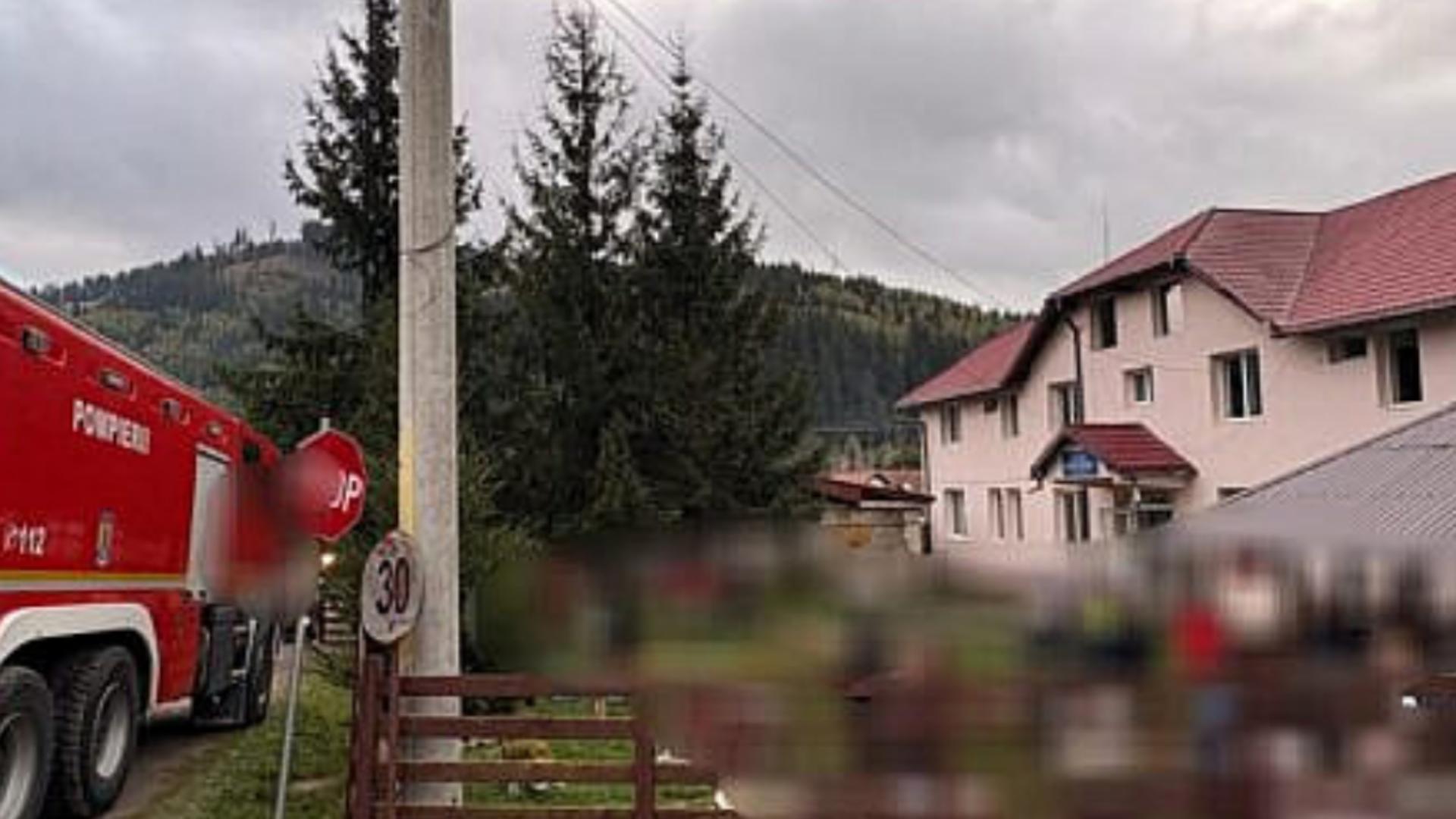 Un incendiu a izbucnit la un centru de reabilitare pentru persoanele cu dizabilități din  județul Suceava