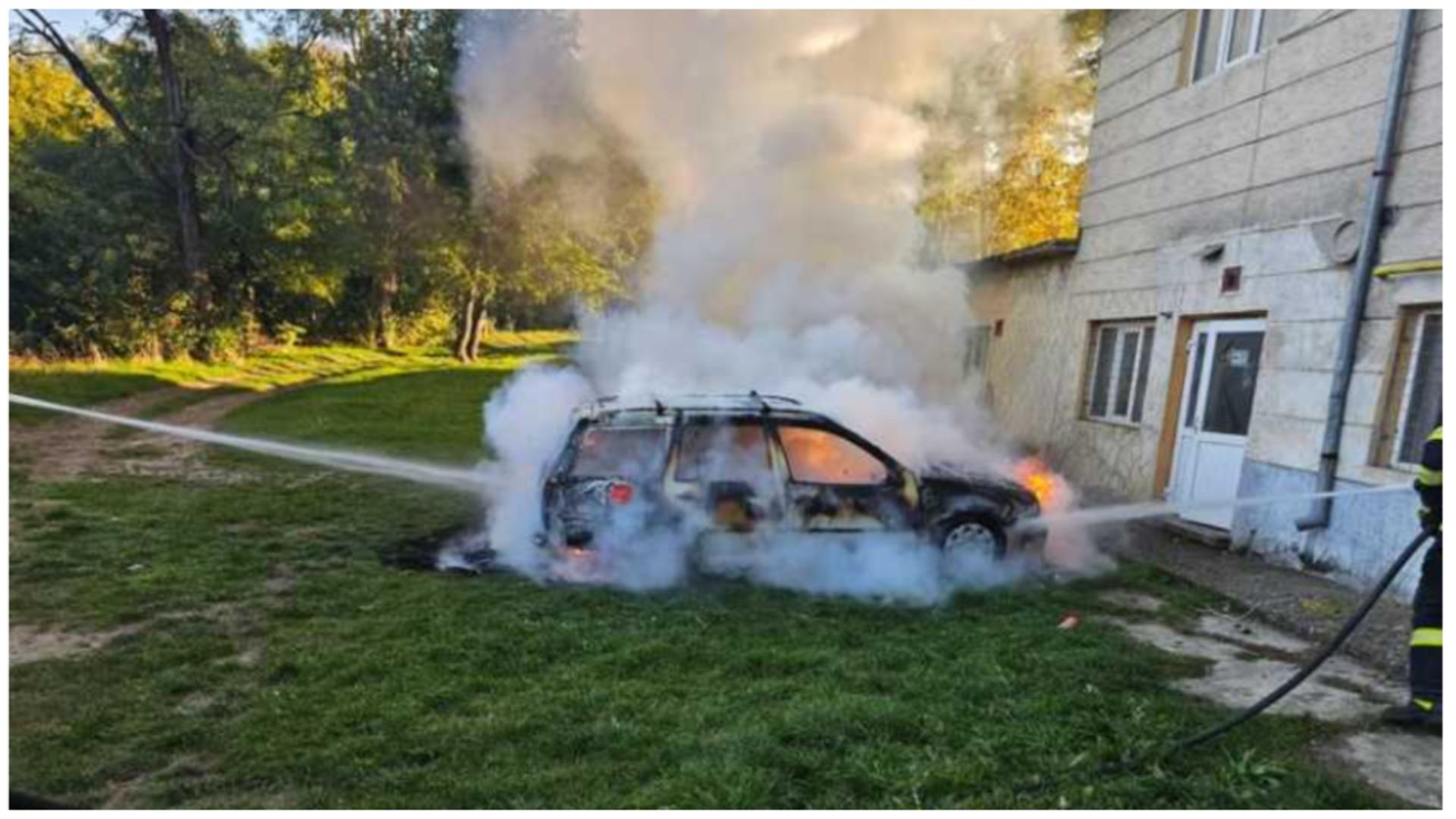 Panică în curtea unui liceu din județul Botoșani. FOTO: ISU