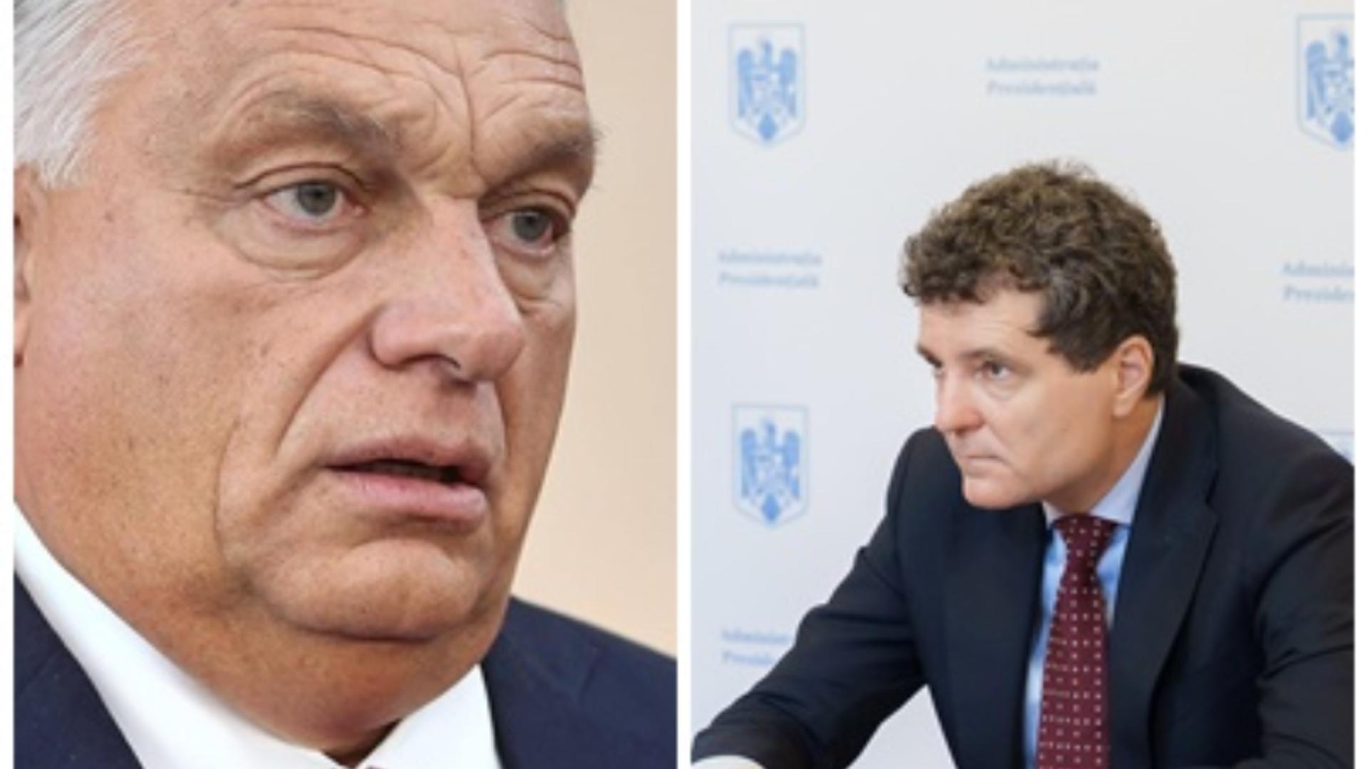 SURSE: Nicușor Dan se va întâlni cu Viktor Orban la Cluj/ Colaj foto