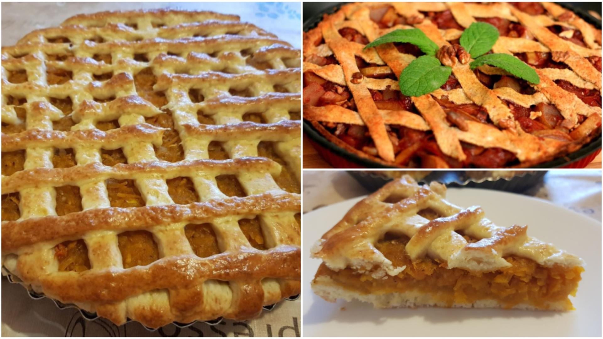 Rețetă de plăcintă cu dovleac, mere și gutui