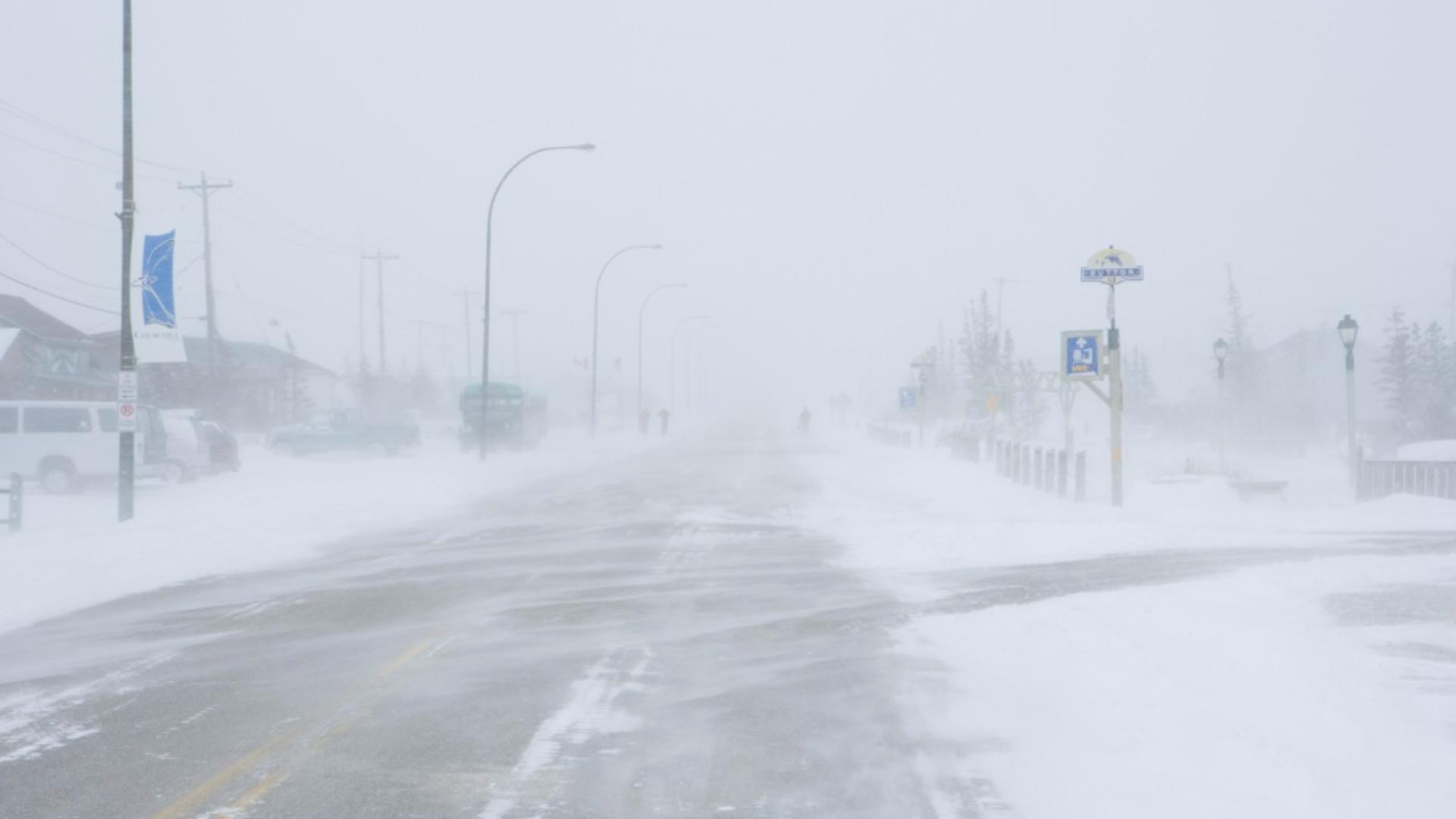 Frig, ninsori puternice și viscol, în România! Zonele vizate: noile date de la ANM/ Profimedia