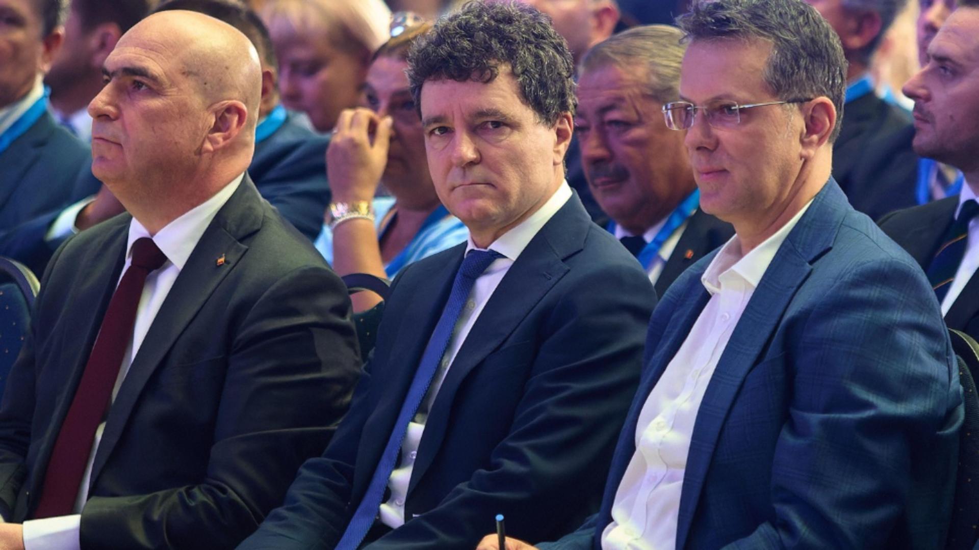  Nicușor Dan, întrevedere cu Ilie Bolojan și Ionuț Moșteanu. Foto: Profimedia