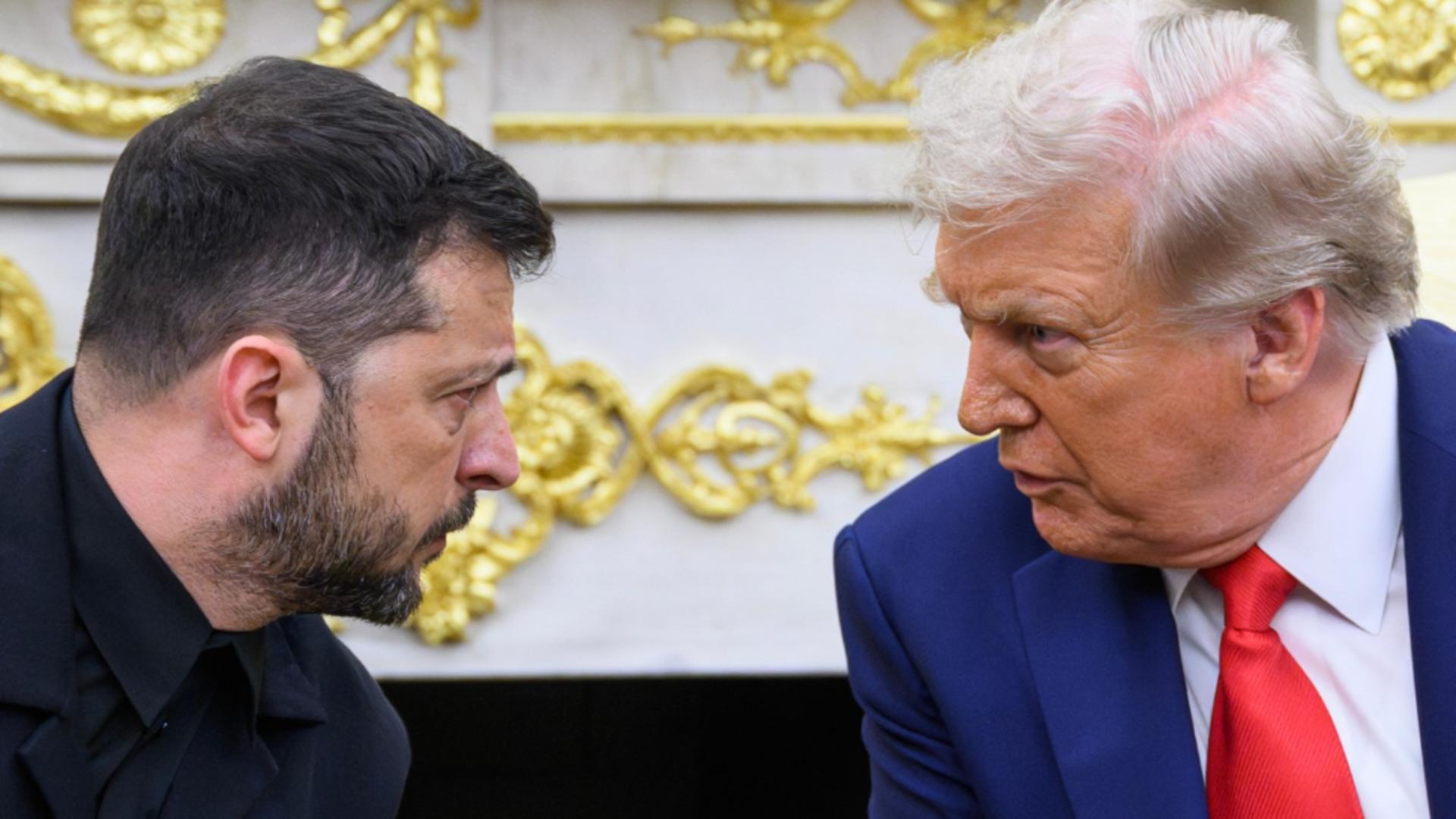 Donald Trump și Volodimir Zelenski. Foto: Profimedia