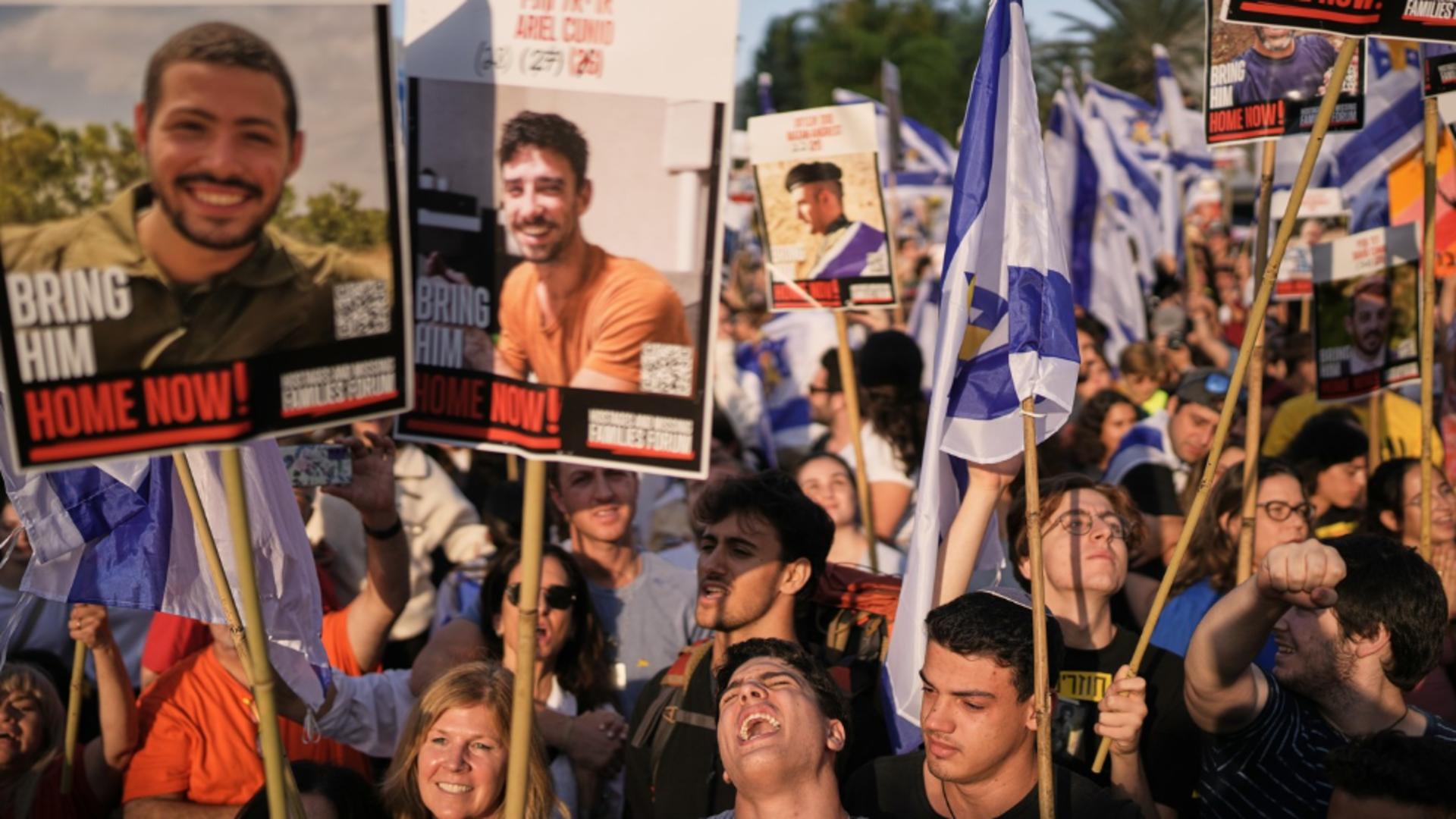 Ostaticul Omri Miran s-a revăzut cu soția sa (foto: Israel Defense Forces)