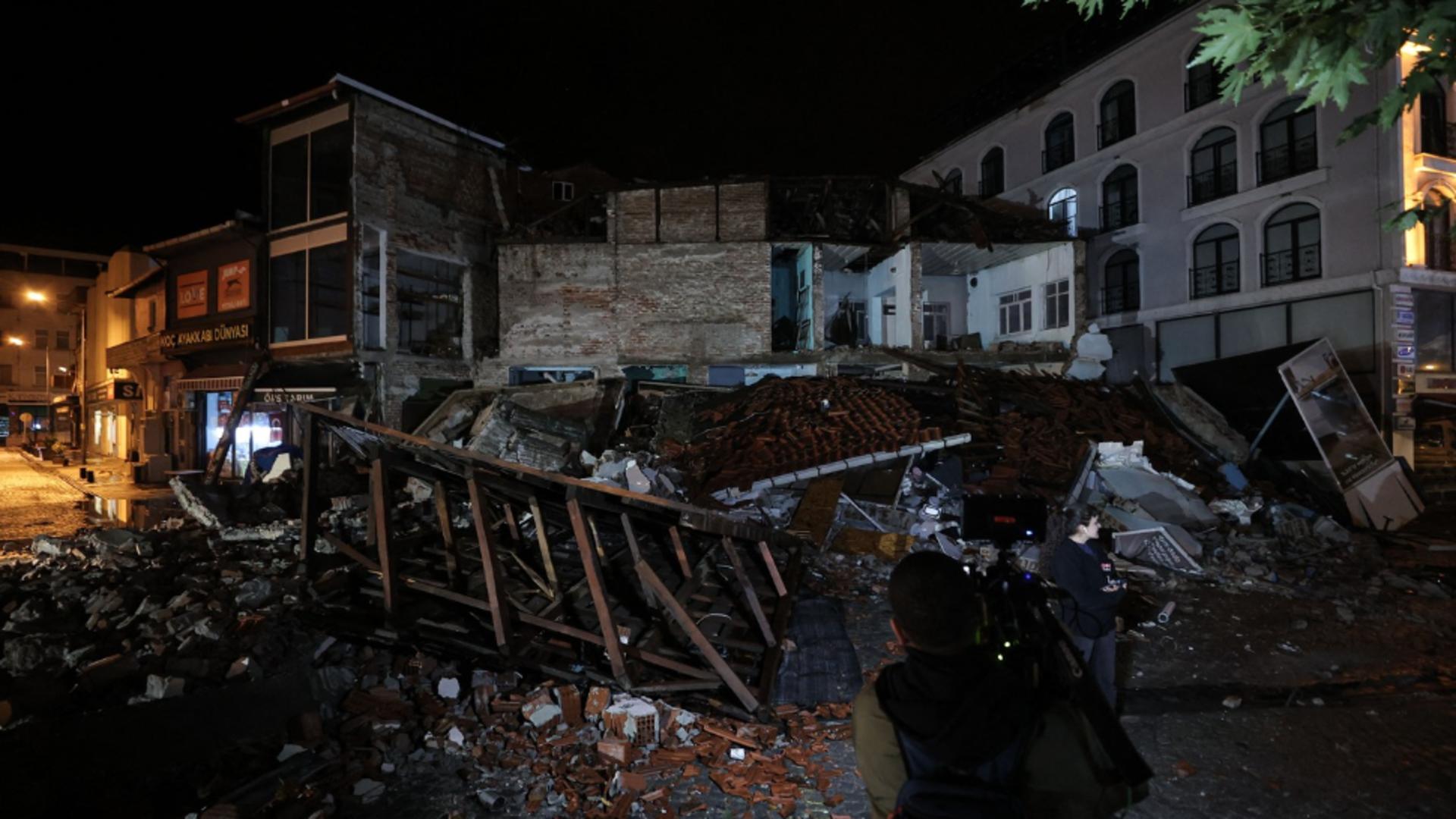 În clădirile prăbușite nu s-ar fi aflat nimeni (Profimedia)