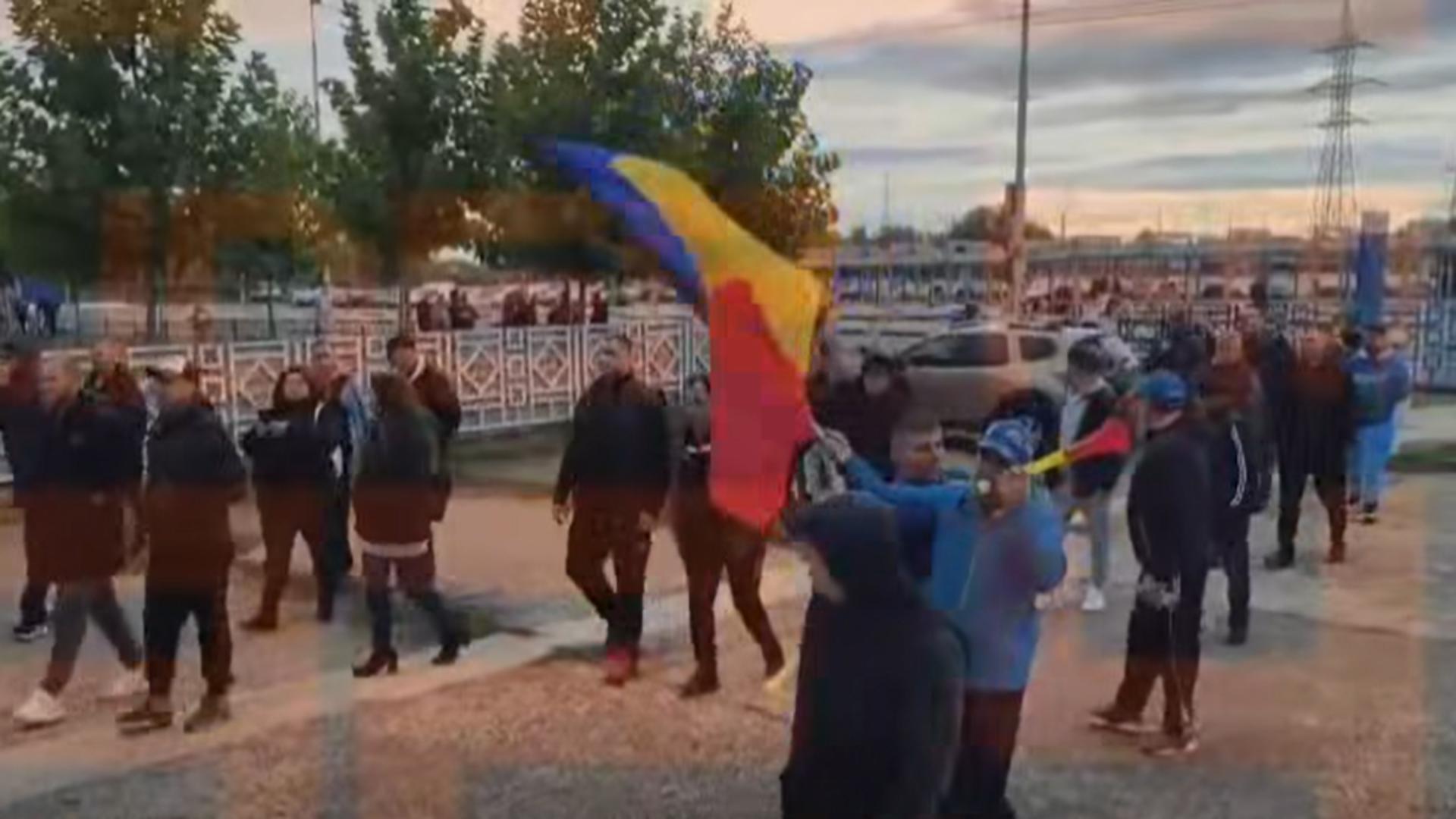 Un nou protest spotan la combinatul siderurgic Galaţi, zeci de angajați sunt în șomaj tehnic prelungit - VIDEO