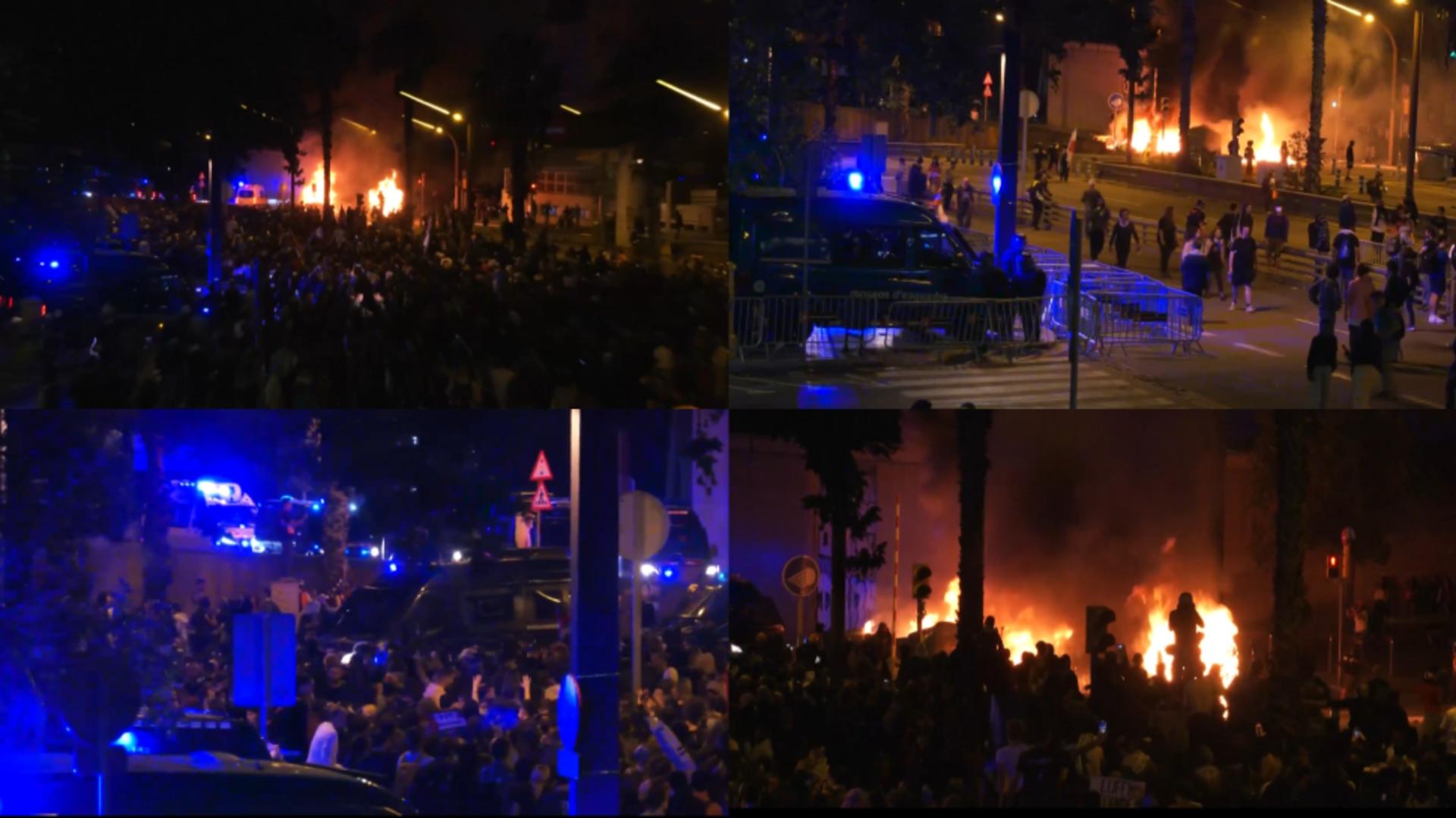 Protest uriaș pro-Palestina în centrul Barcelonei