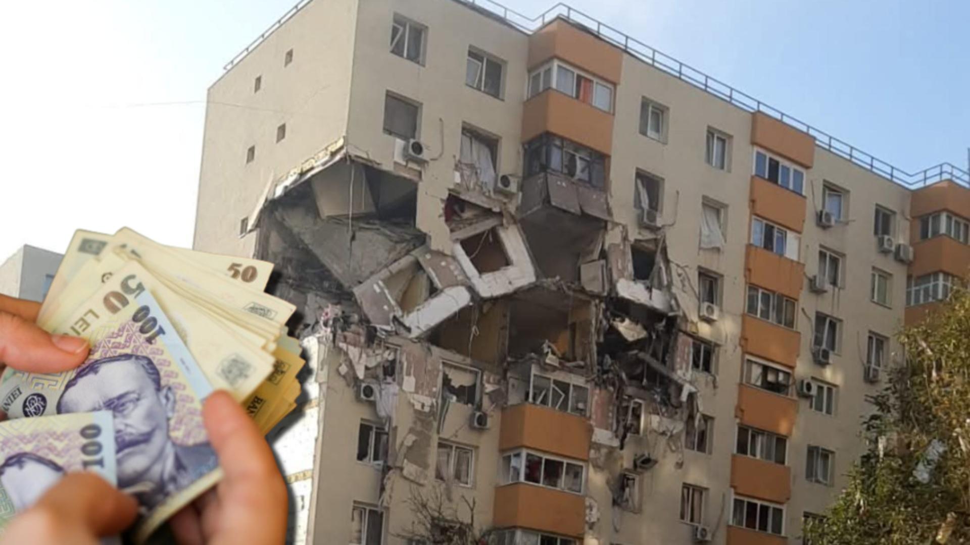 Explozia din Rahova. Primăria Sector 5 va deconta sumele aferente rebranşării la energie electrică şi gaze naturale pentru locatarii din blocul afectat