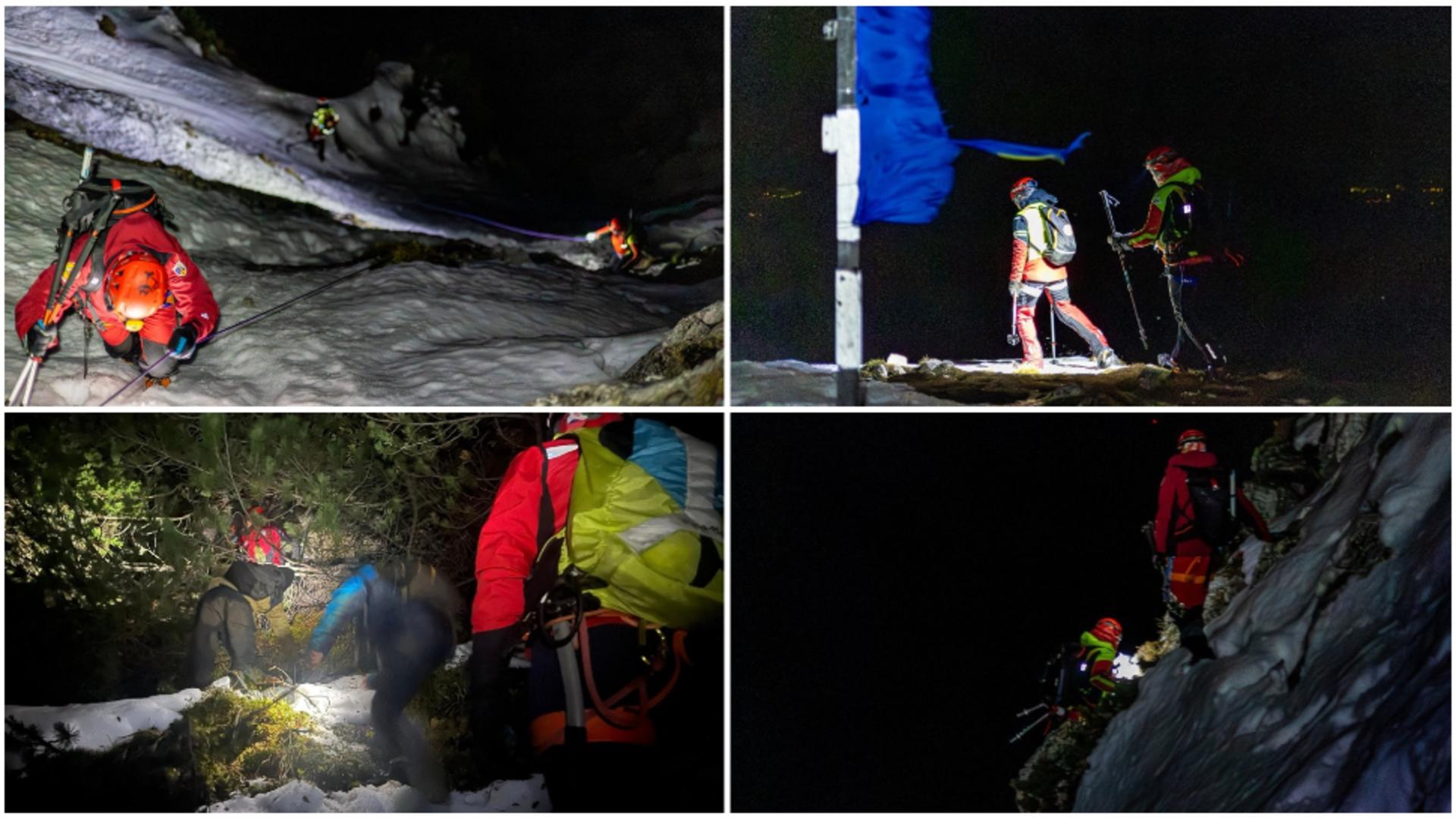 Intervenție periculoasă în Munții Piatra Craiului