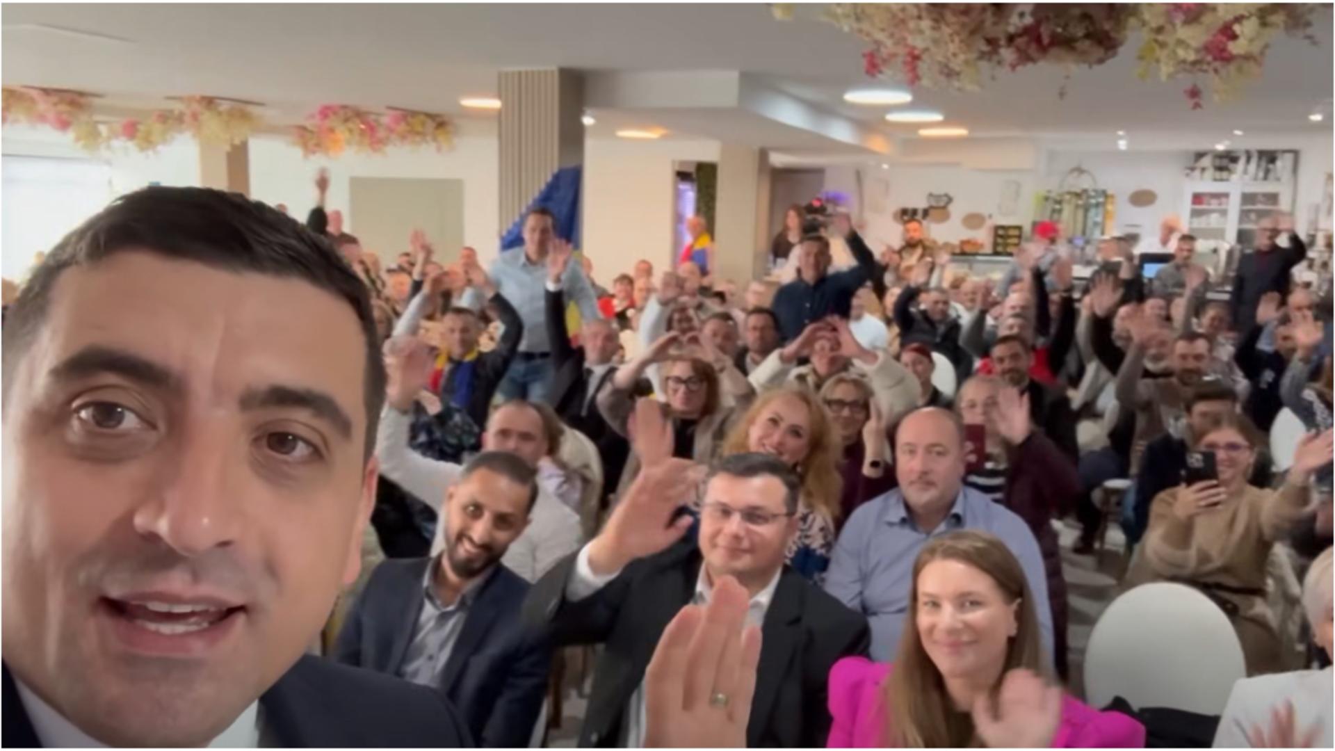 George Simion, la Dublin: ”Suntem aceeași națiune, chiar dacă am fost separați artificial”