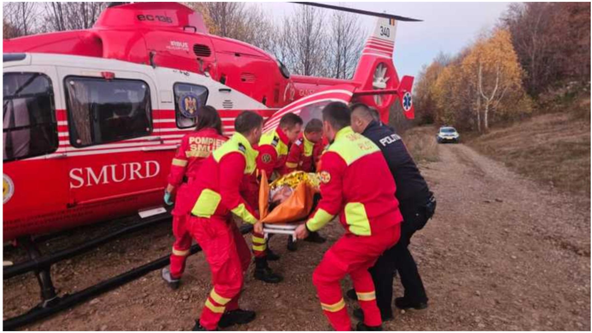 Un tânăr de 25 de ani a fost rănit grav într-un accident cu ATV-ul. FOTO: ISU Vrancea
