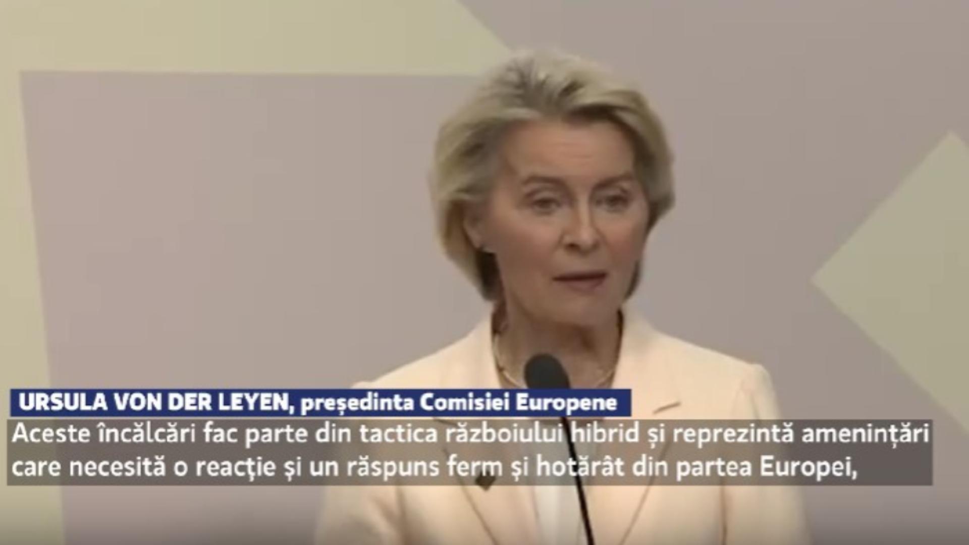Ursula von der Leyen: „Fiecare centimetru pătrat din Europa trebuie protejat!”