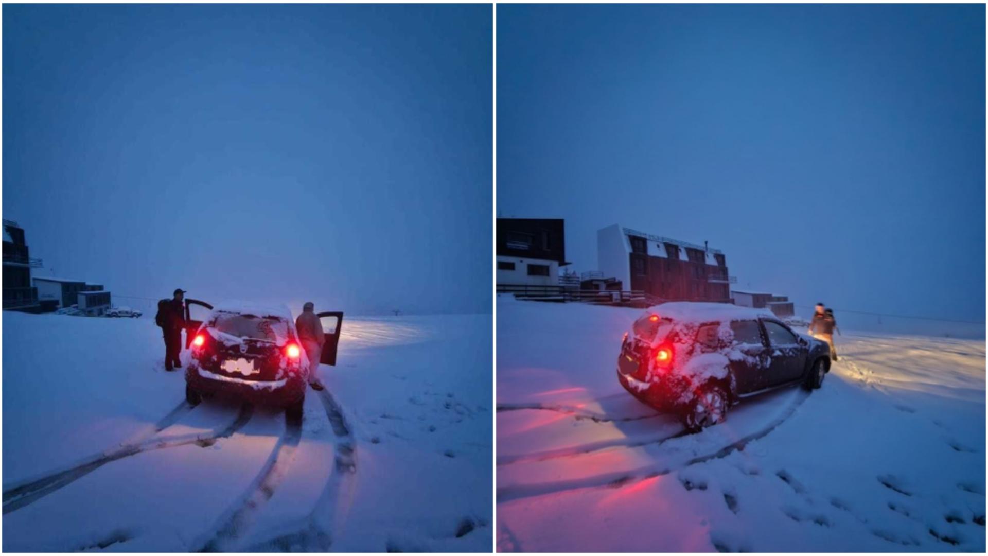 Cinci persoane salvate de jandarmii mintani din Parâng. FOTO: Jandarmeria Română