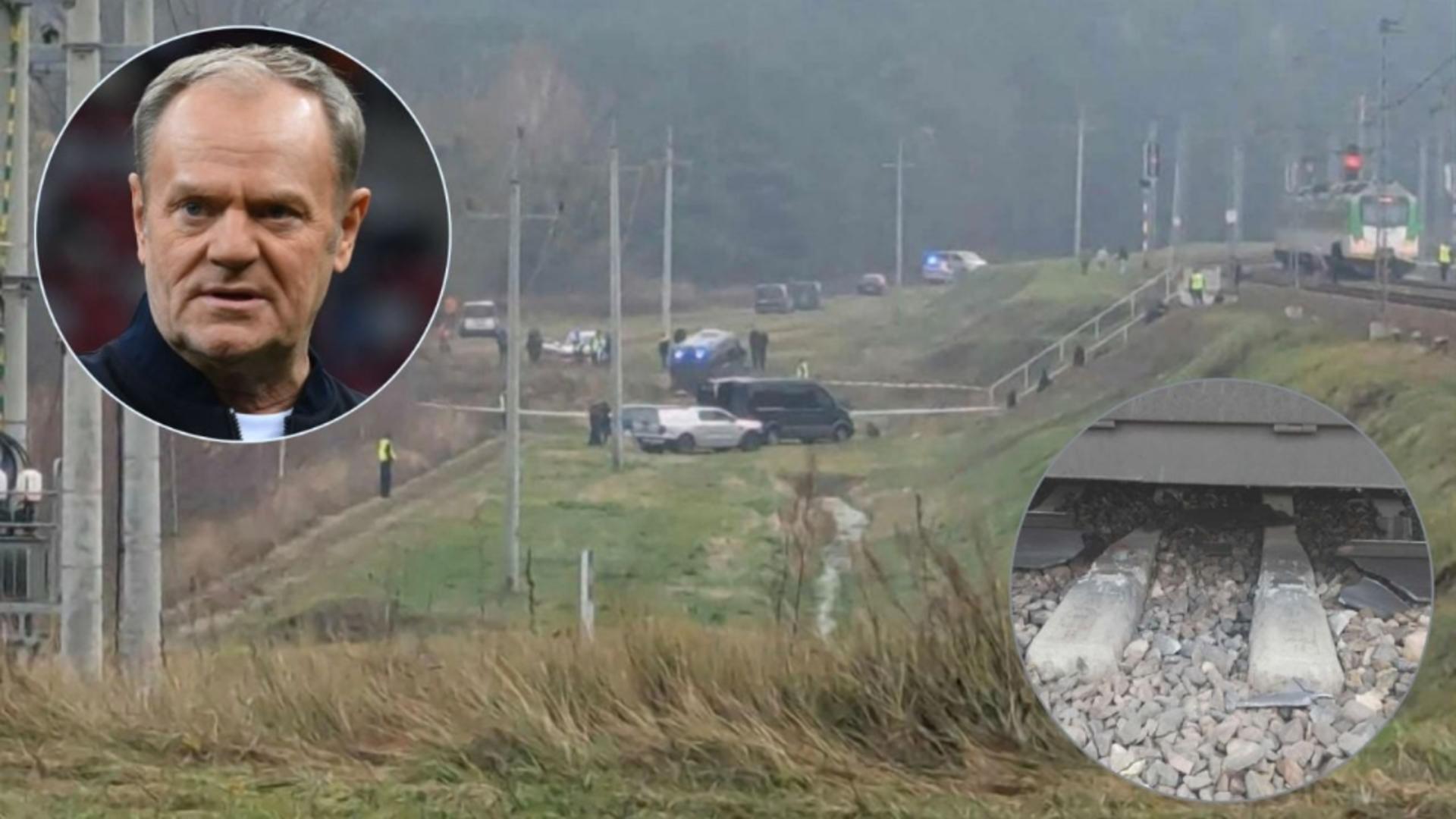 Explozie pe ruta Varșovia–Lublin: Premierul Tusk vorbește despre sabotaj - VIDEO