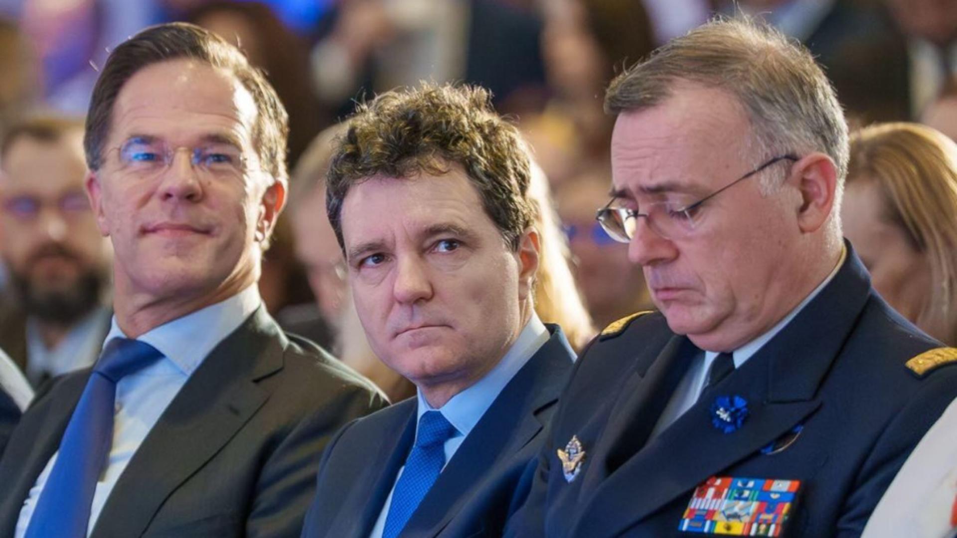 Nicușor Dan și Mark Rutte