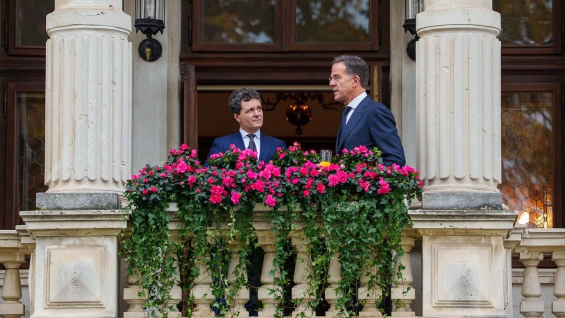 Mark Rutte și Nicușor Dan