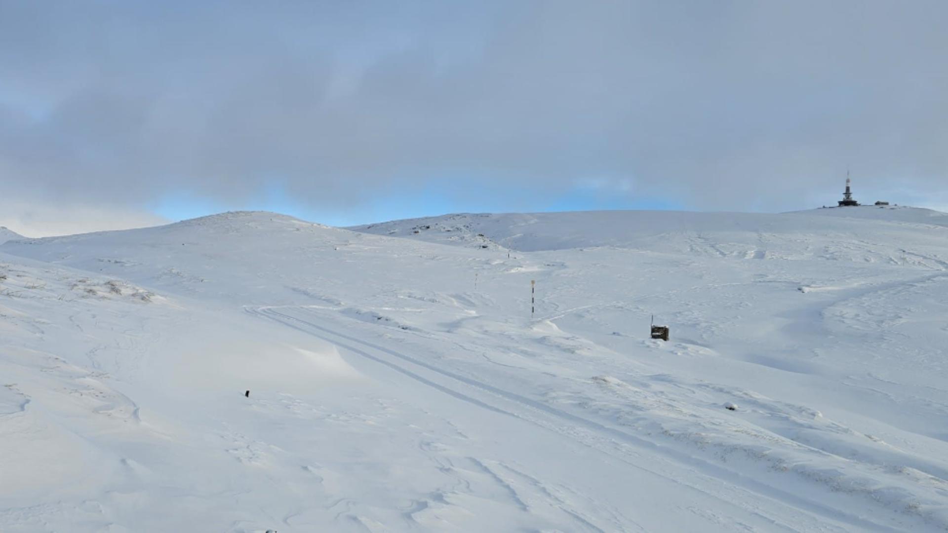 Strat nou de zăpadă pe Platoul Bucegi. Avertismentul salvamonti;tilor: echipamentul de iarnă este obligatoriu/ Facebook Salvamont Prahova 