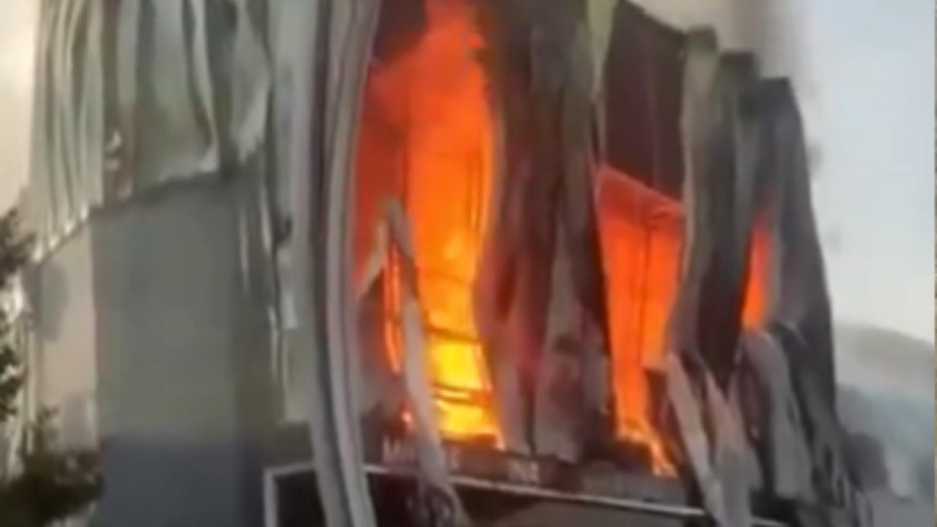 Bilanț tragic după un incendiu la un depozit de parfumuri din Turcia: cel puțin 6 morți/ Captură video