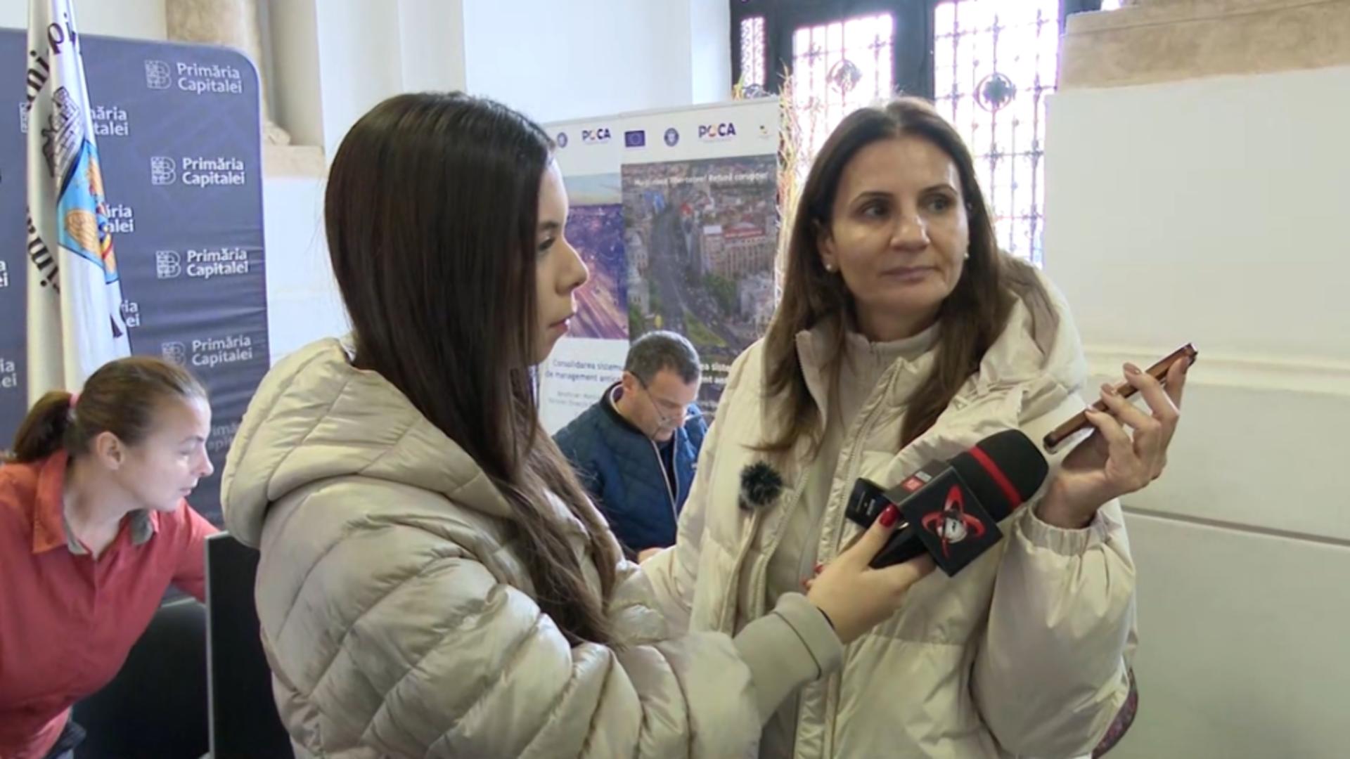 Anca Alexandrescu a descins la Primăria Capitalei: angajații s-au încuiat în birouri/ Captură video