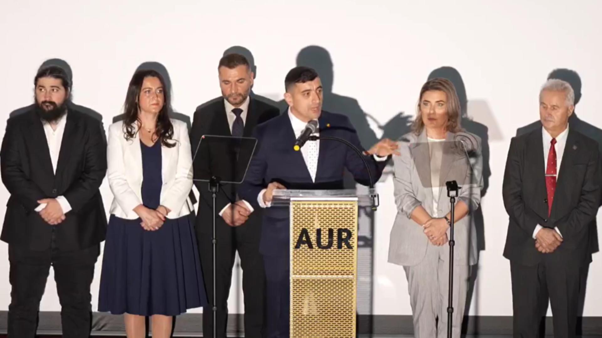 Liderul AUR a condamnat atitudinea actualilor conducători ai țării