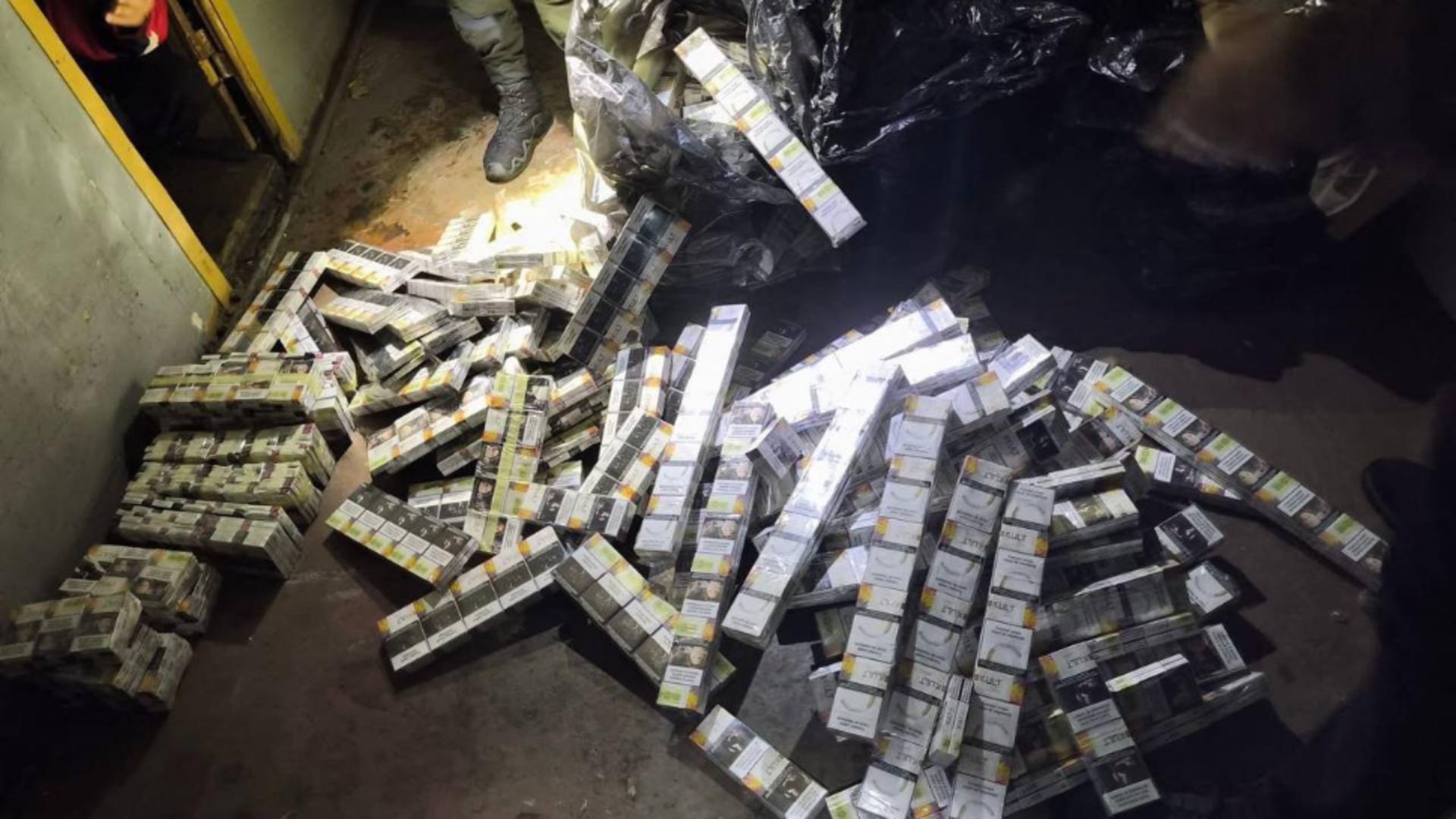 120 de mii de țigări urmau să intre în România