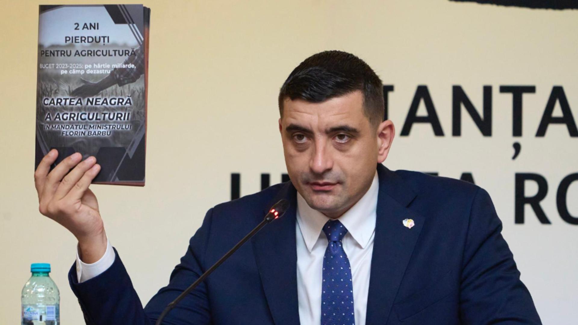 George Simion, în cadrul conferinței “Viitorul Agriculturii: De la câmp la raft, România trebuie să câștige”