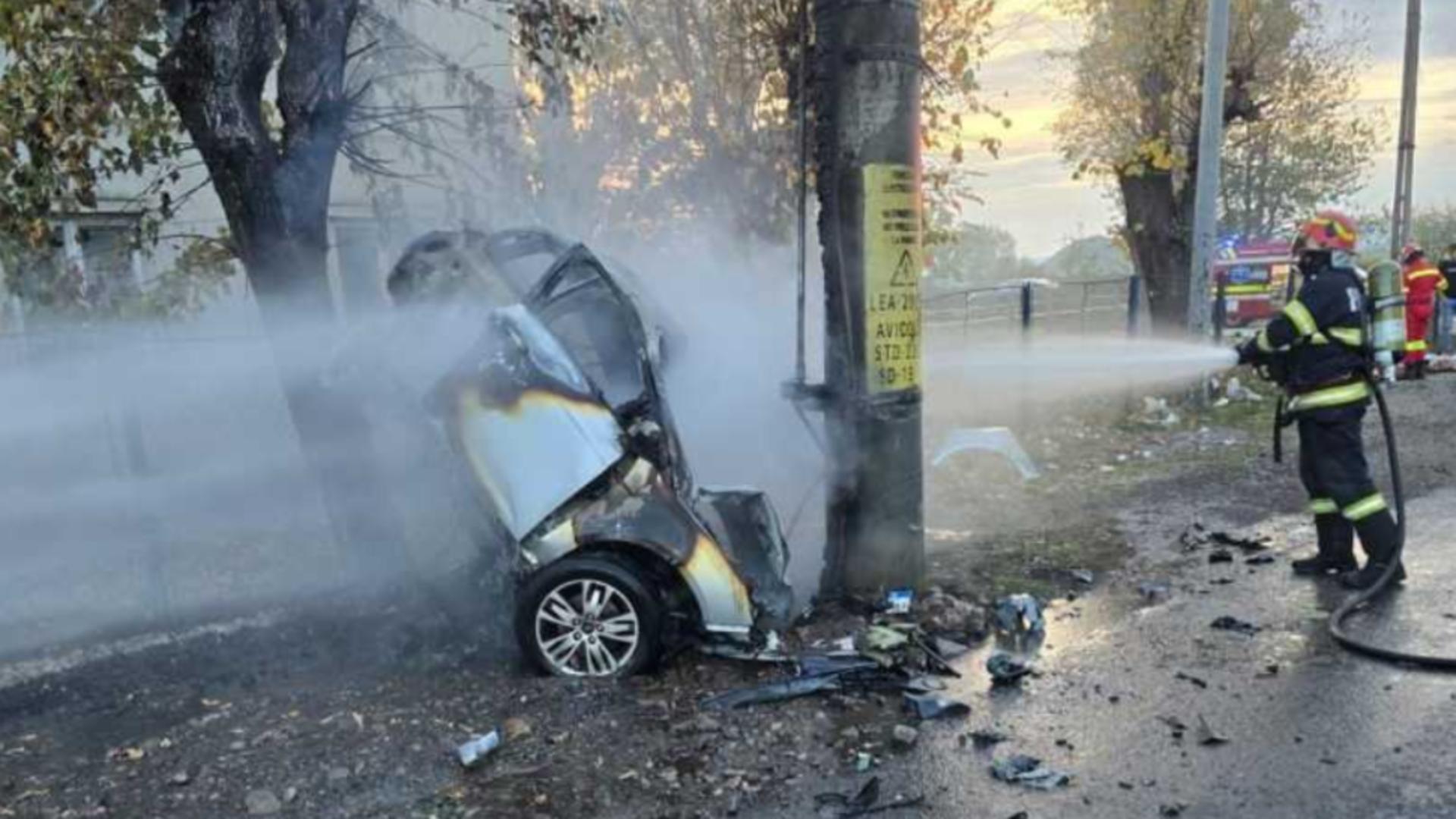 Accident cumplit în Prahova