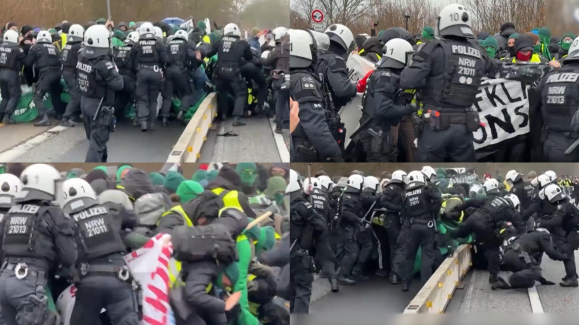 Proteste violente în Germania
