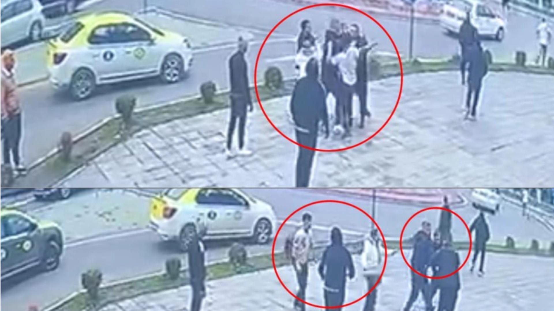 Scandalagii și-au adus armele albe din mașini (foto: BZI)