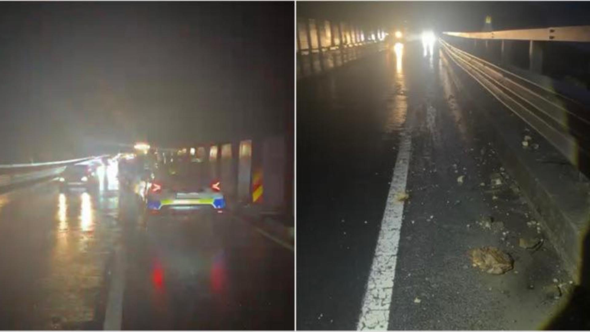 Traficul a fost perturbat până la ora 19. Foto/ISU