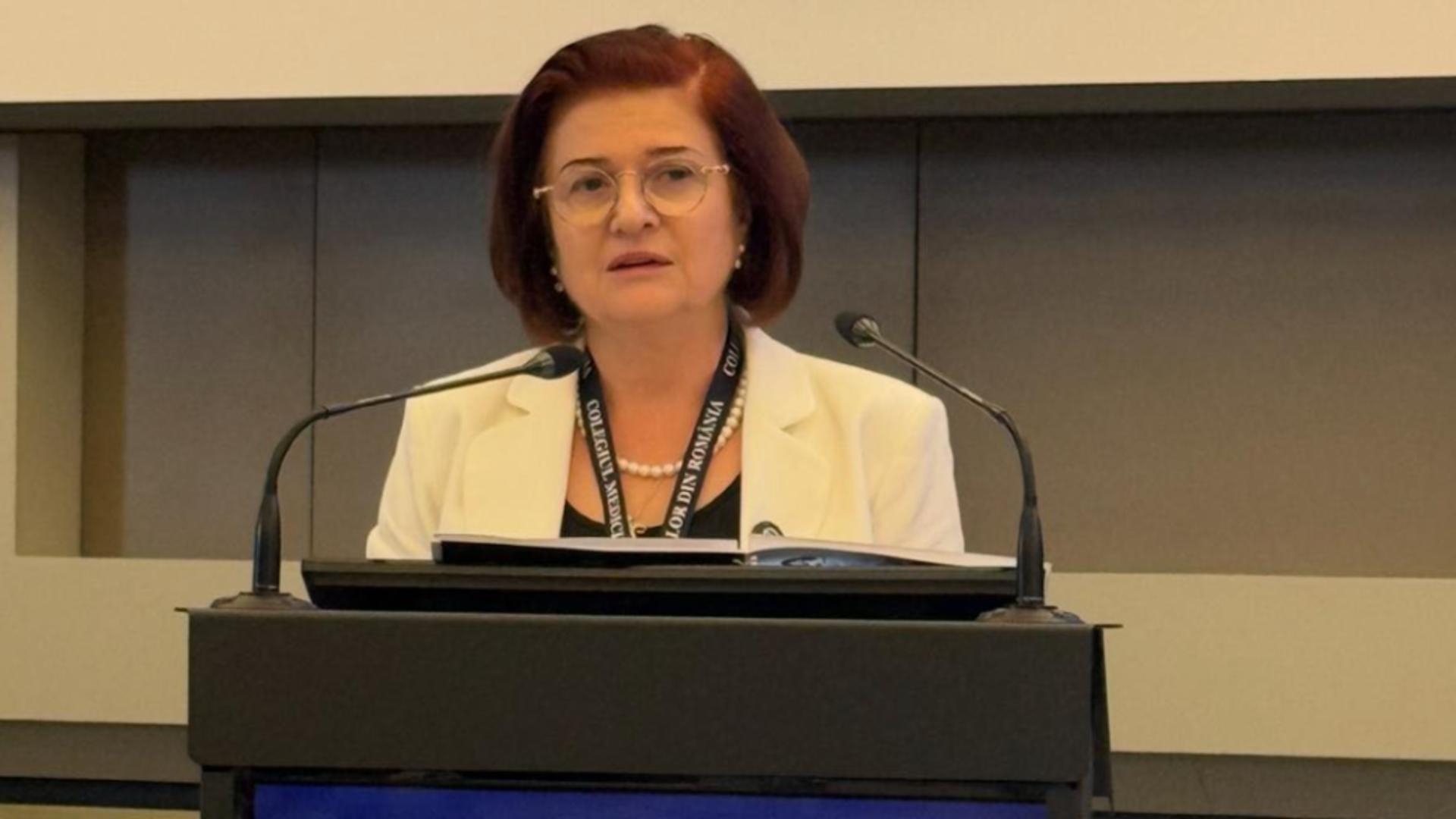 Președintele Colegiului Medicilor din România, Cătălina Poiană Foto / Facebook