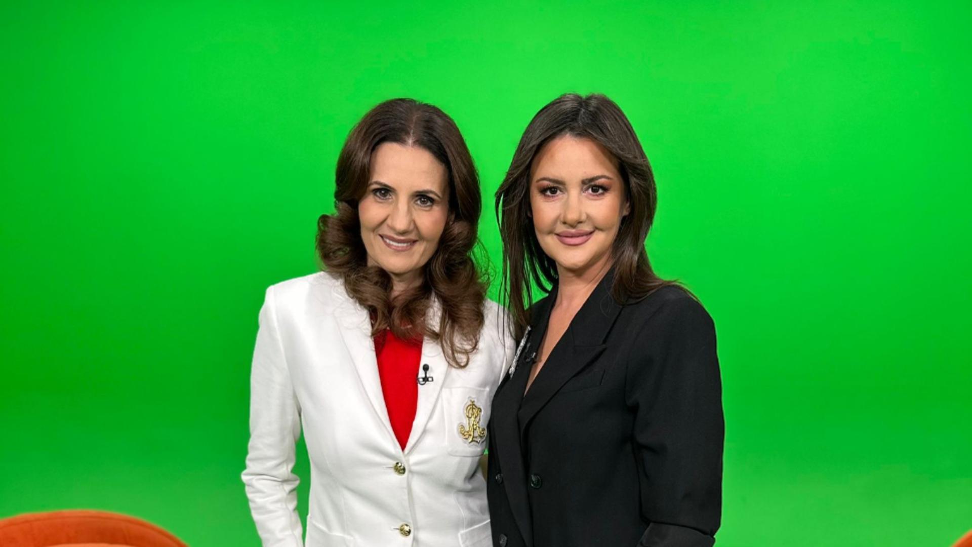 Anca Alexandrescu și Delia Vrănceanu la podcastul Realitatea Plus