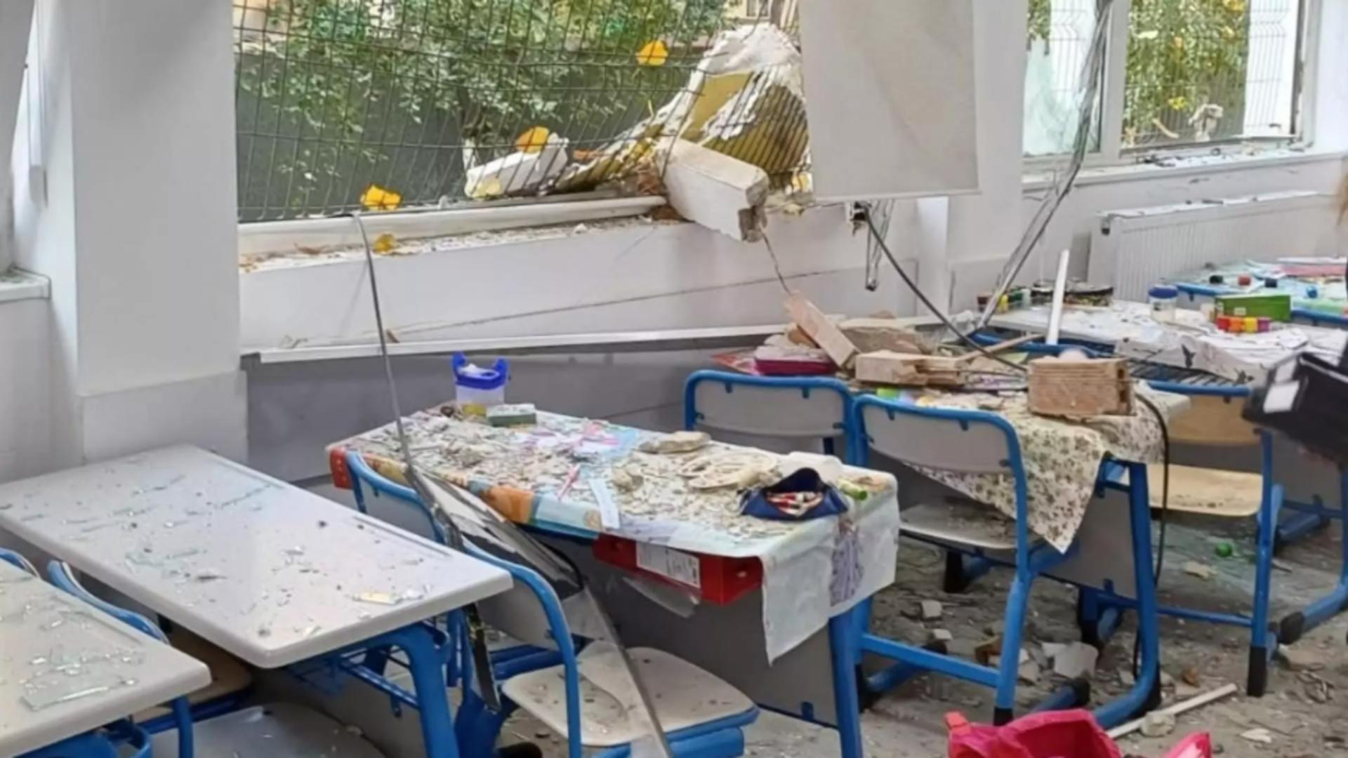 Liceul Dimitrie Bolintineanu afectat de explozie 