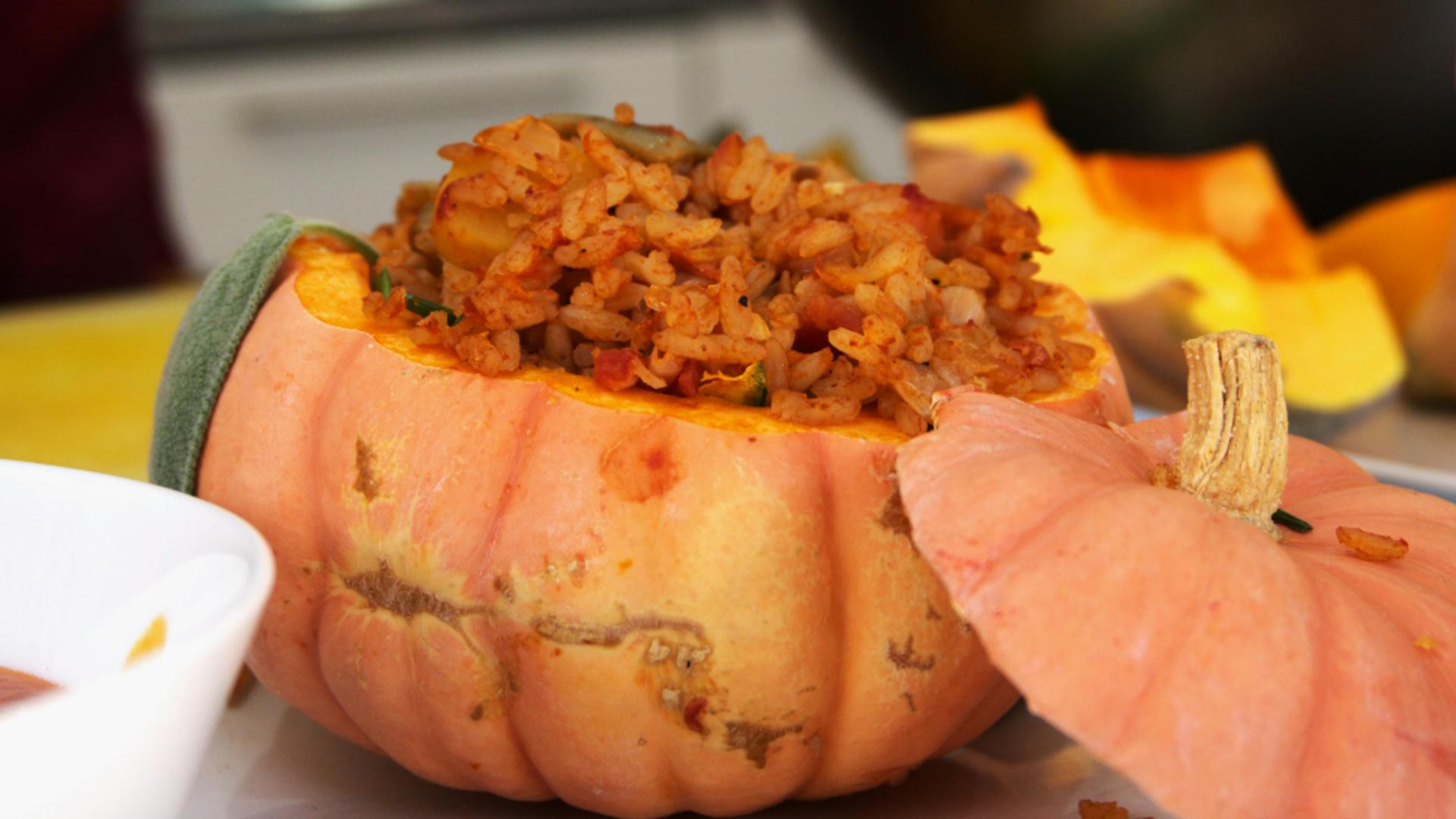 Dovleac umplut. Rețeta potrivită pentru zilele de toamnă